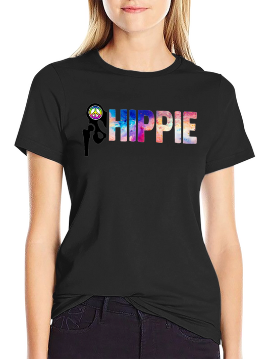 Hippie Tie-Dye Graphic T-Shirt