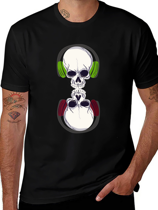 Skull DJ T-Shirt - Double Vision