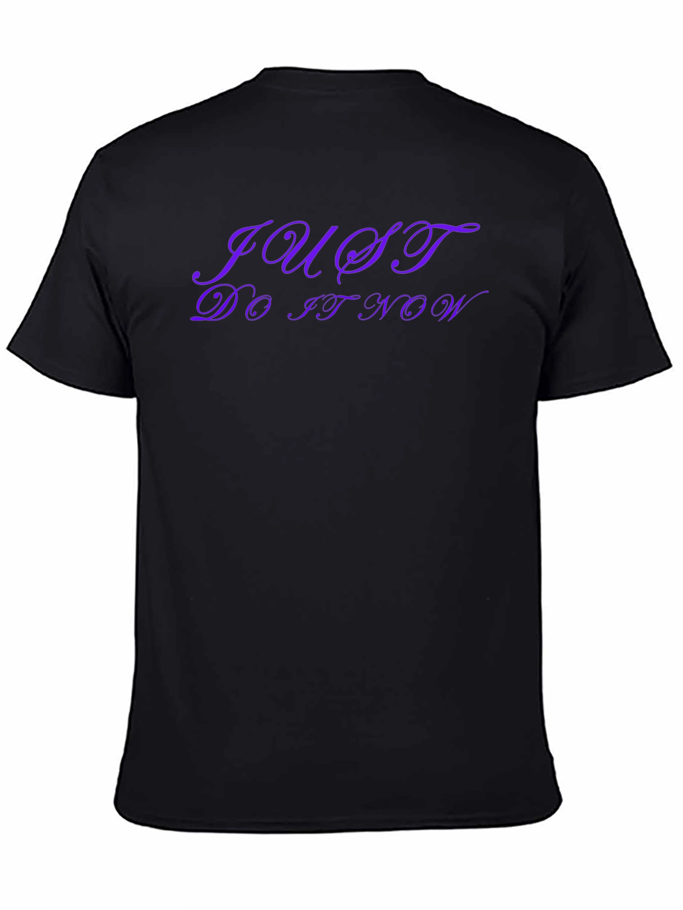 Just Do It Now Black T-Shirt - Motivation