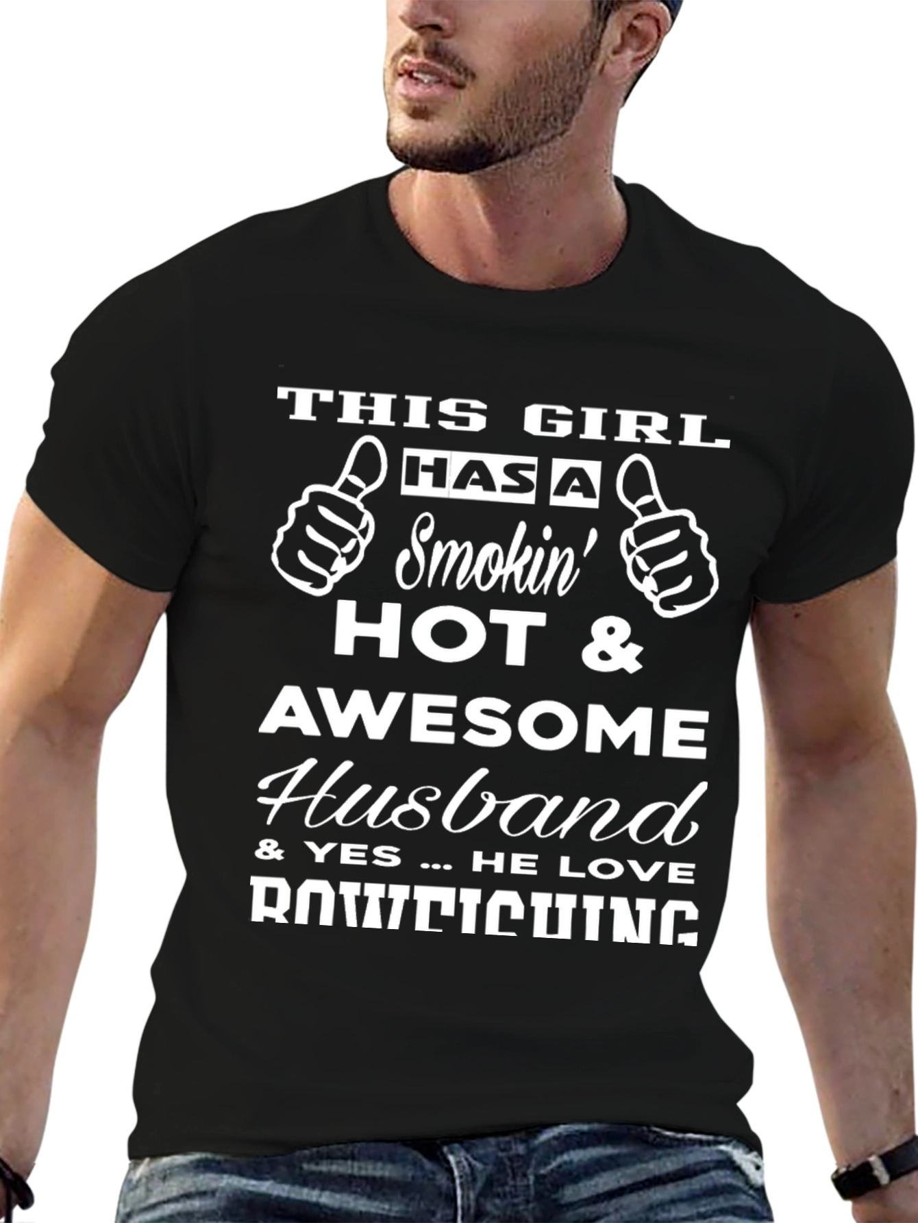 Smokin Hot Husband T-Shirt - Novelty Graphic Tee