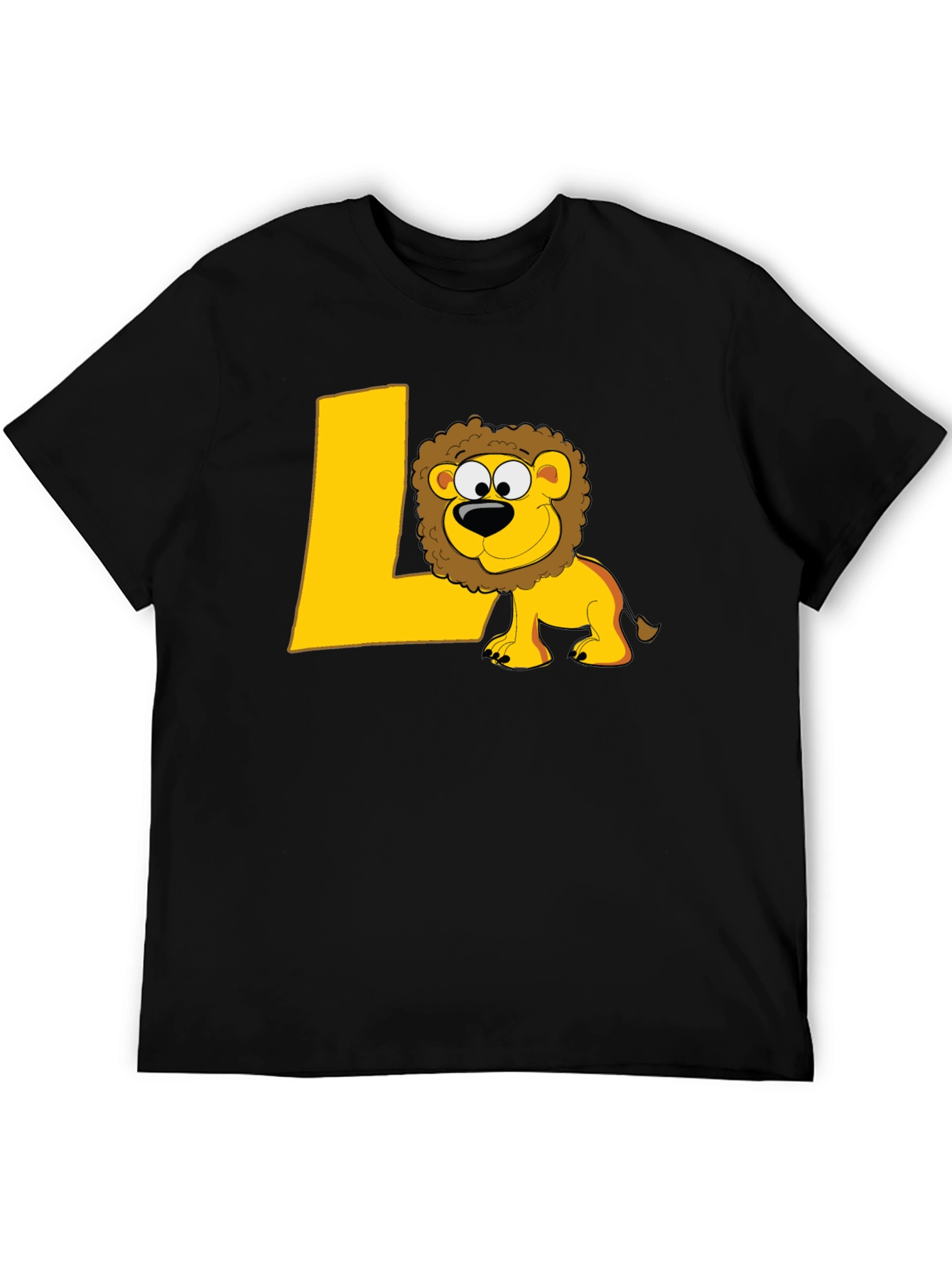 Lion L Black T-Shirt