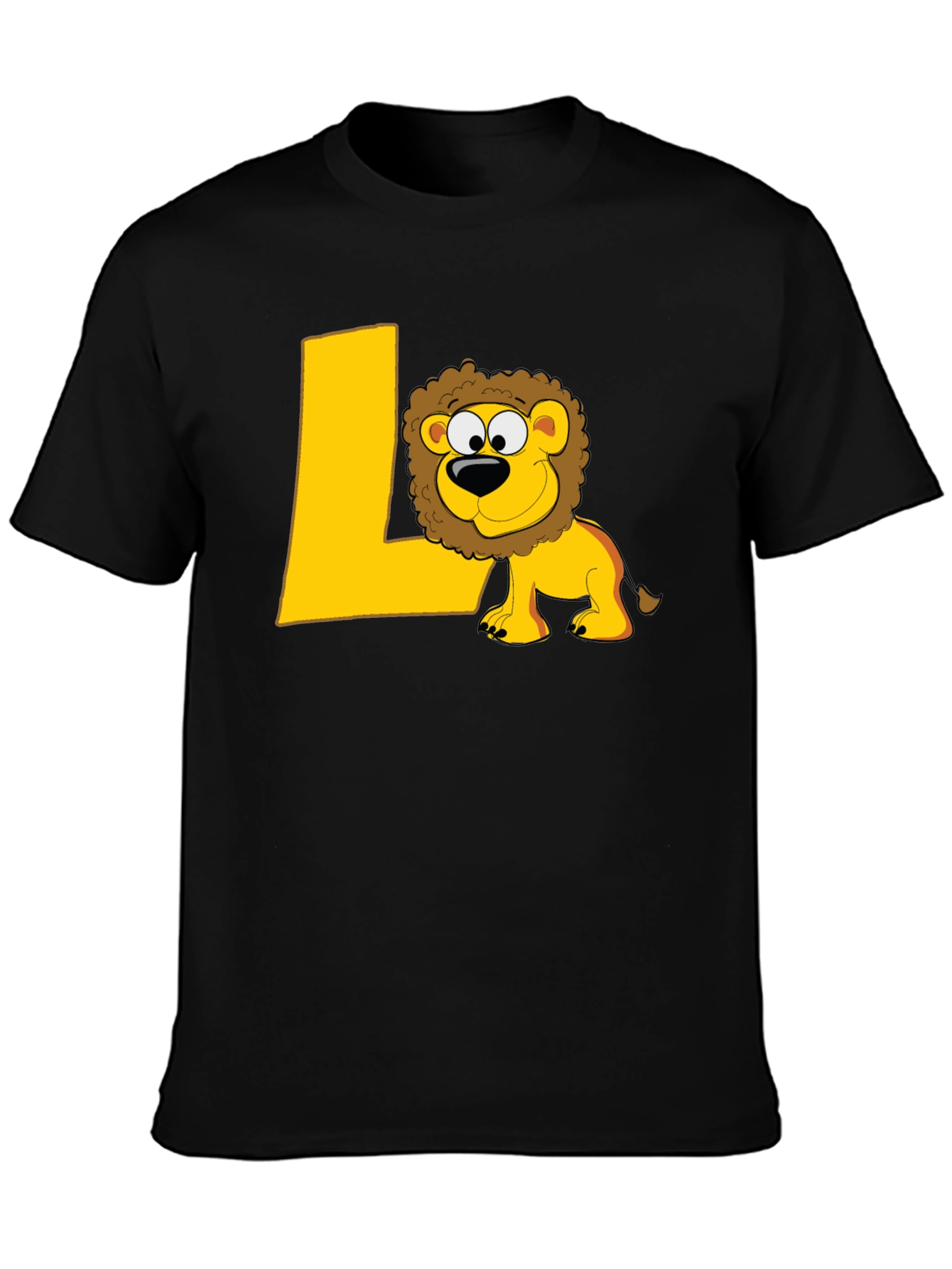 Lion L Black T-Shirt