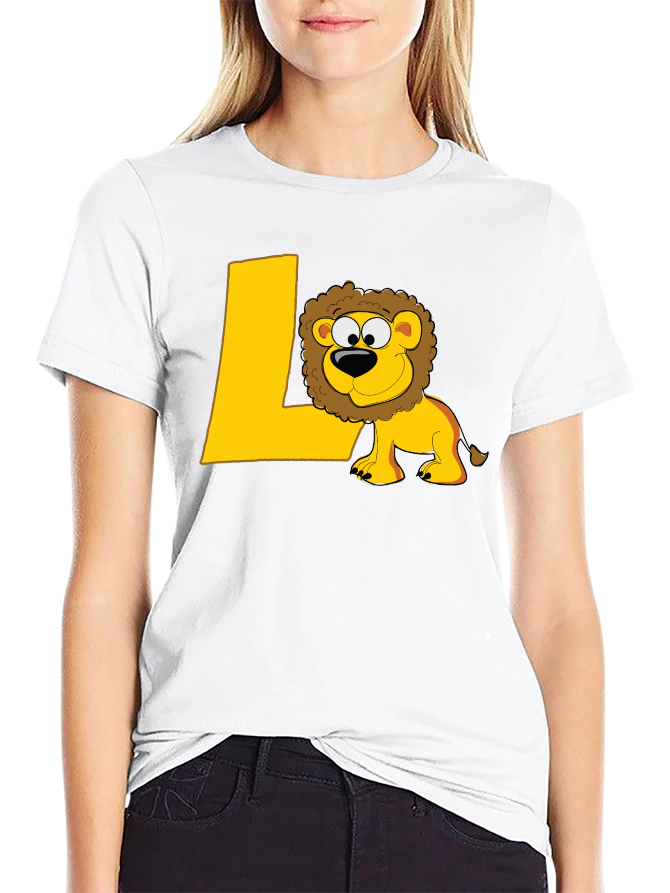 Lion L Black T-Shirt