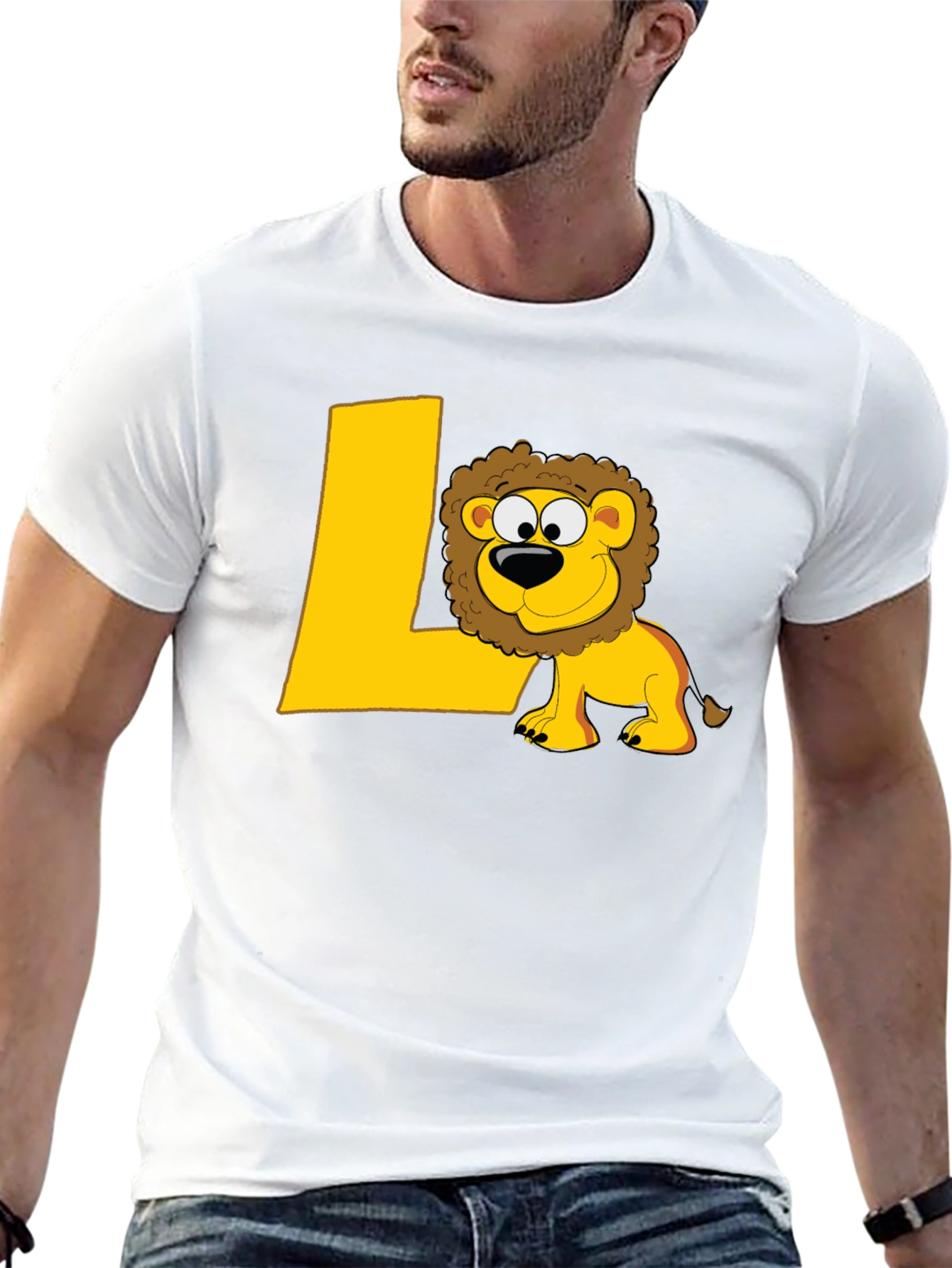 Lion L Black T-Shirt