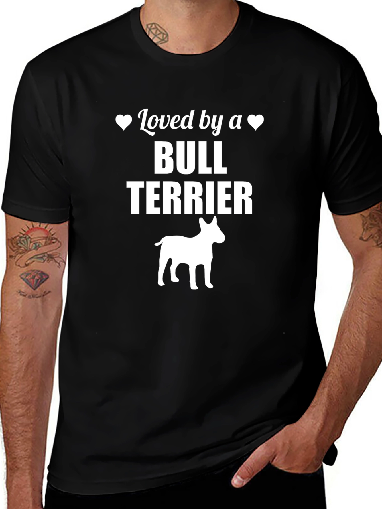 Loved by a Bull Terrier T-Shirt