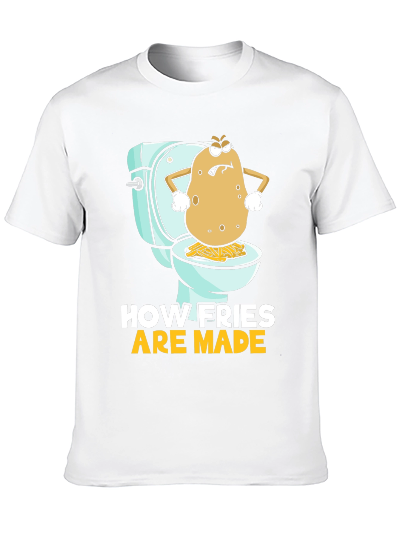 Funny How Fries Are Made Graphic Tee