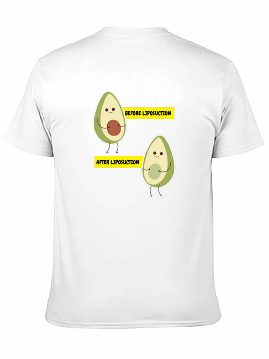 Avocado Liposuction Funny Black T-Shirt