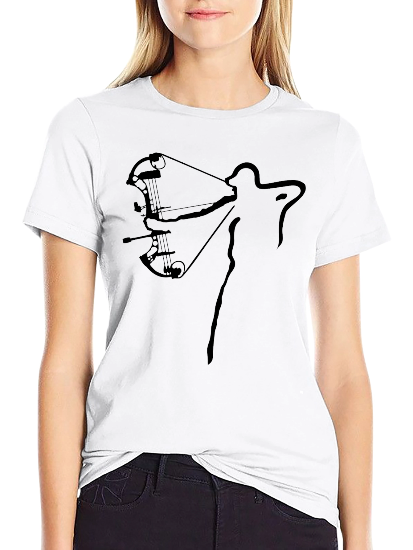 Archer Silhouette T-Shirt - Bow Hunting Graphic Tee