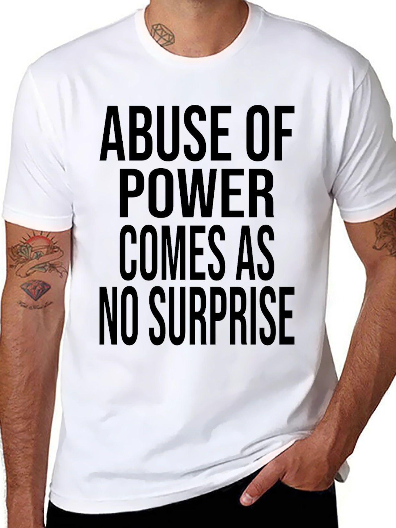 Abuse of Power Tee - Bold Statement Shirt