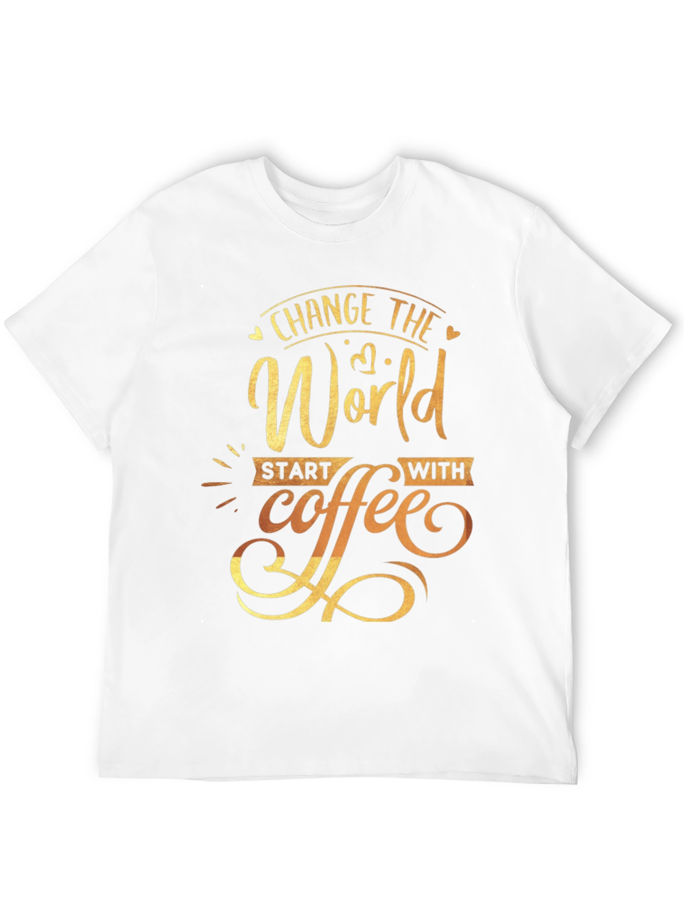 Change the World Coffee Graphic Tee
