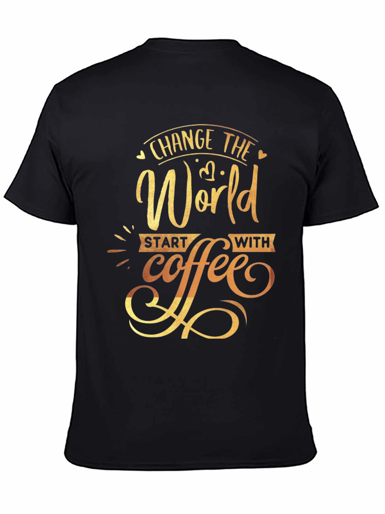 Change the World Coffee Graphic Tee