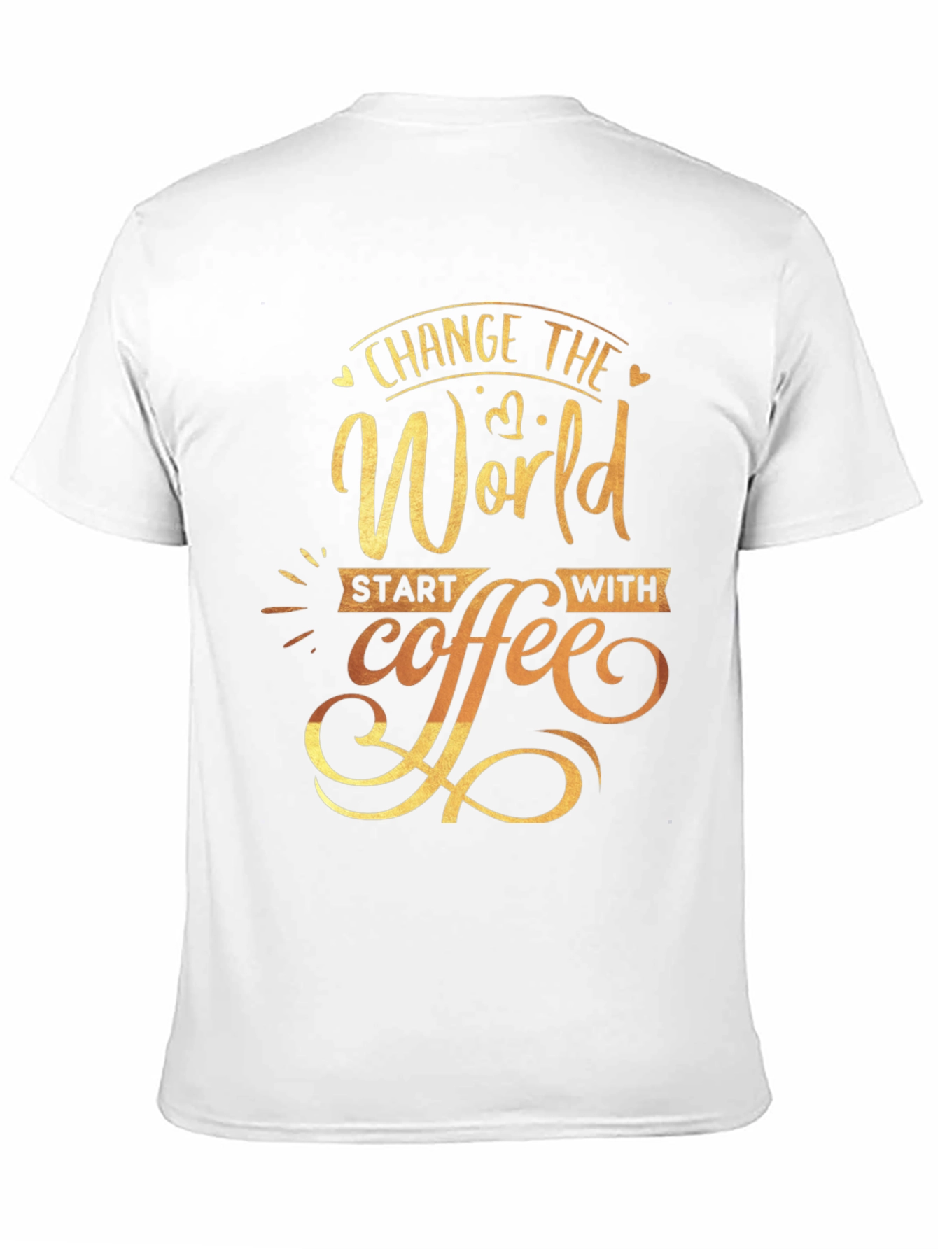 Change the World Coffee Graphic Tee