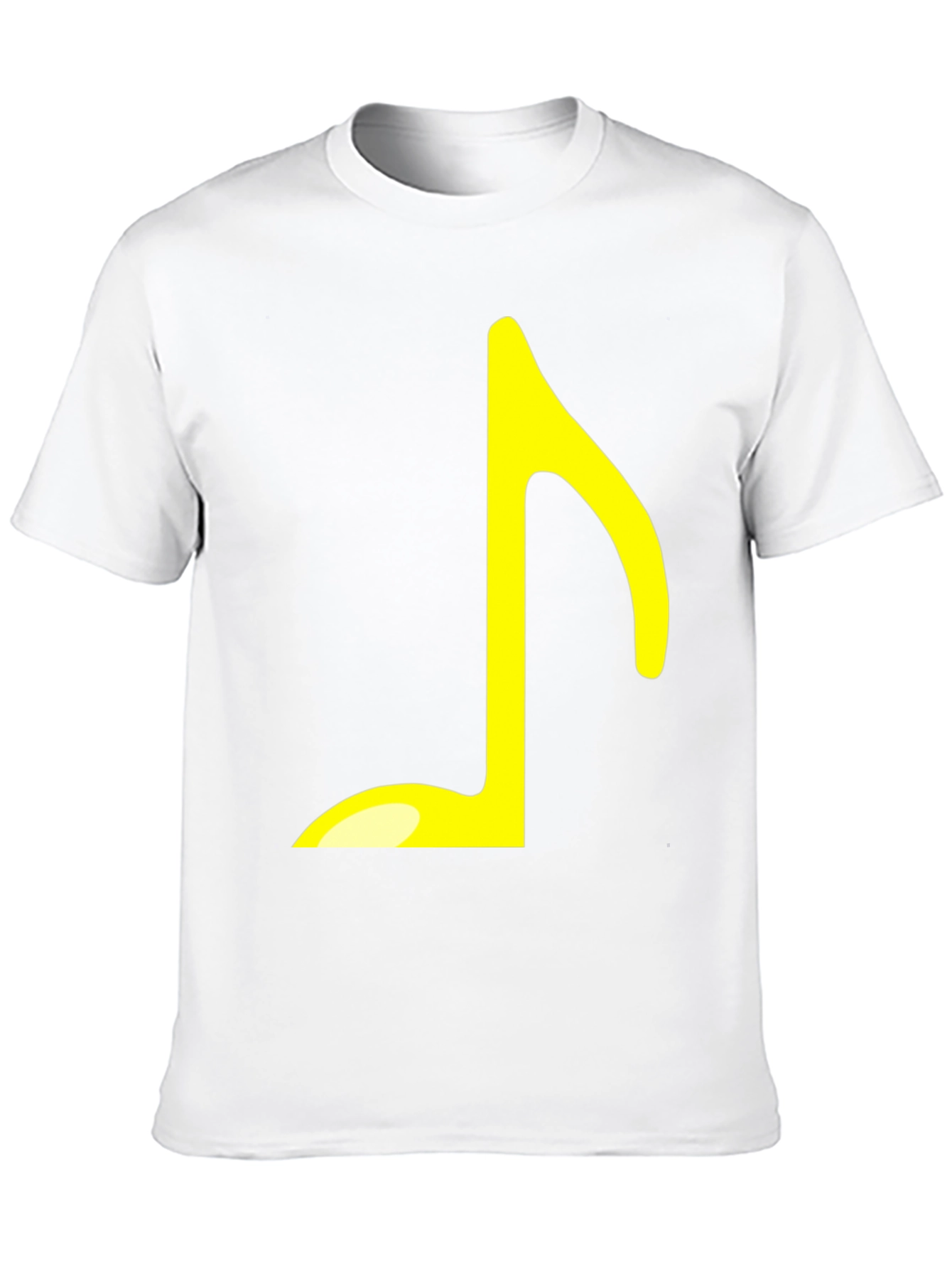 Musical Note Graphic T-Shirt - Black