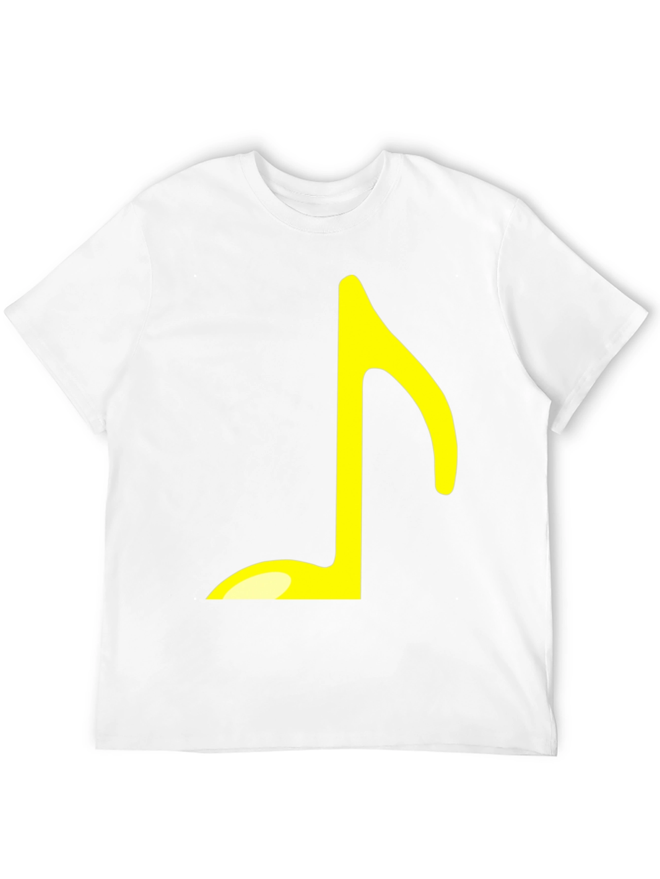 Musical Note Graphic T-Shirt - Black