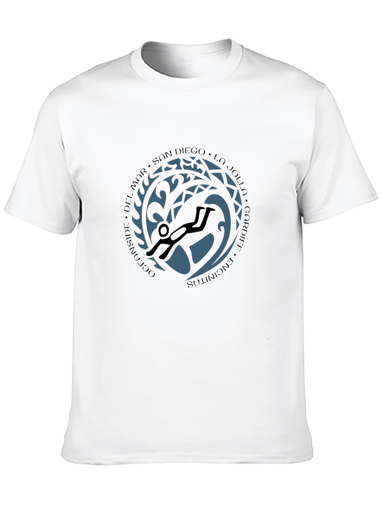 Diver Circle Graphic Tee - San Diego Dive Spots
