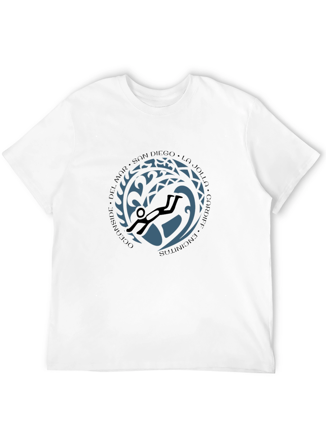Diver Circle Graphic Tee - San Diego Dive Spots