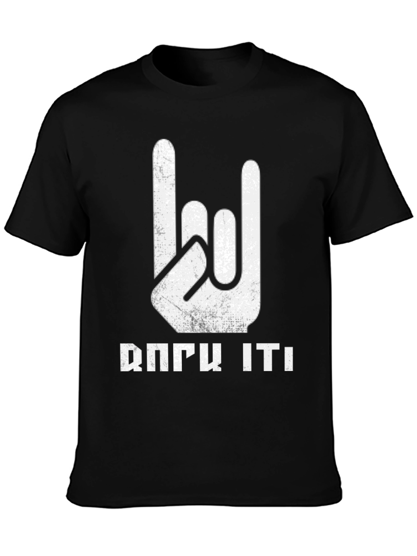 Rock It! Black Graphic Tee