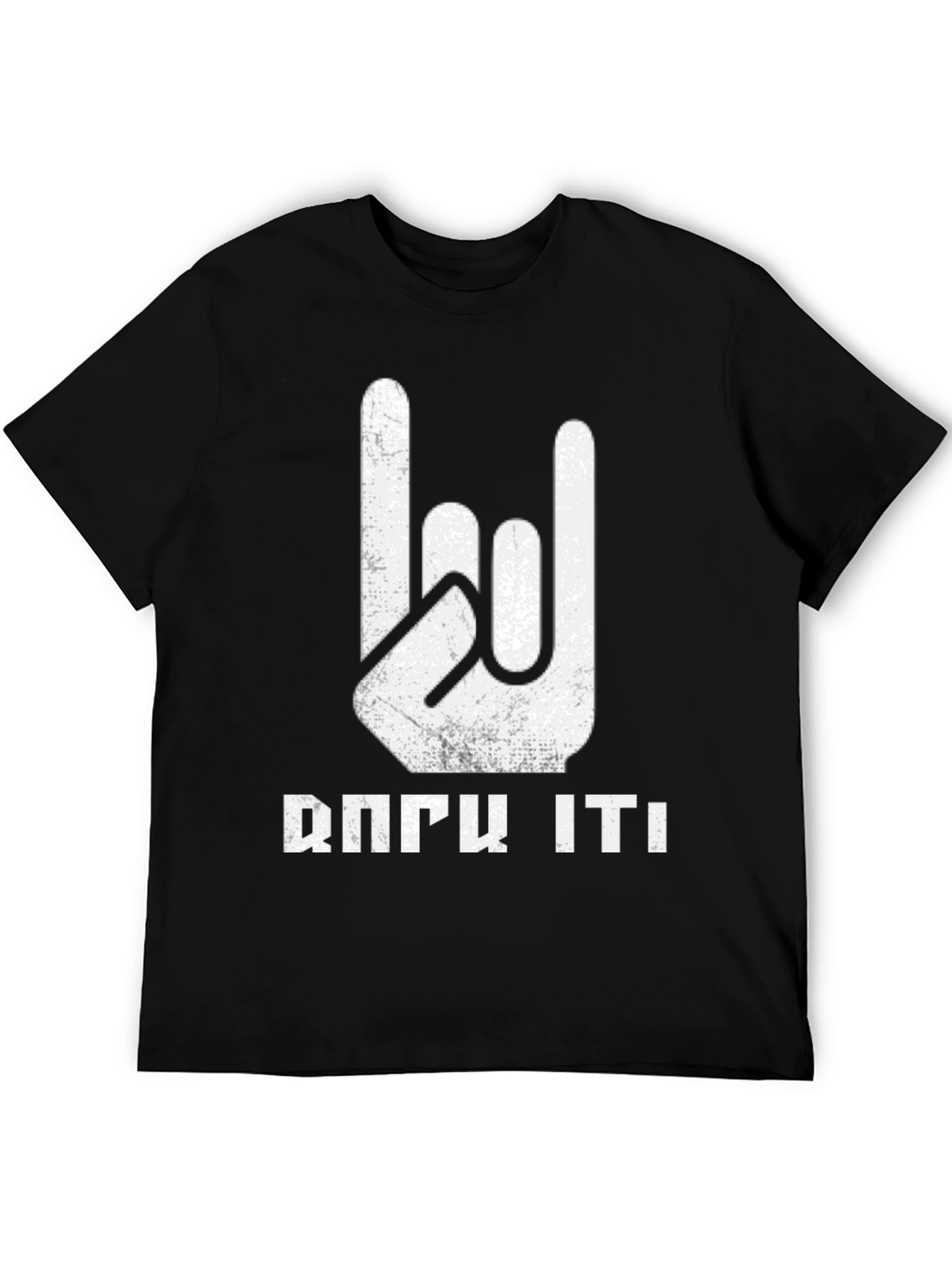 Rock It! Black Graphic Tee