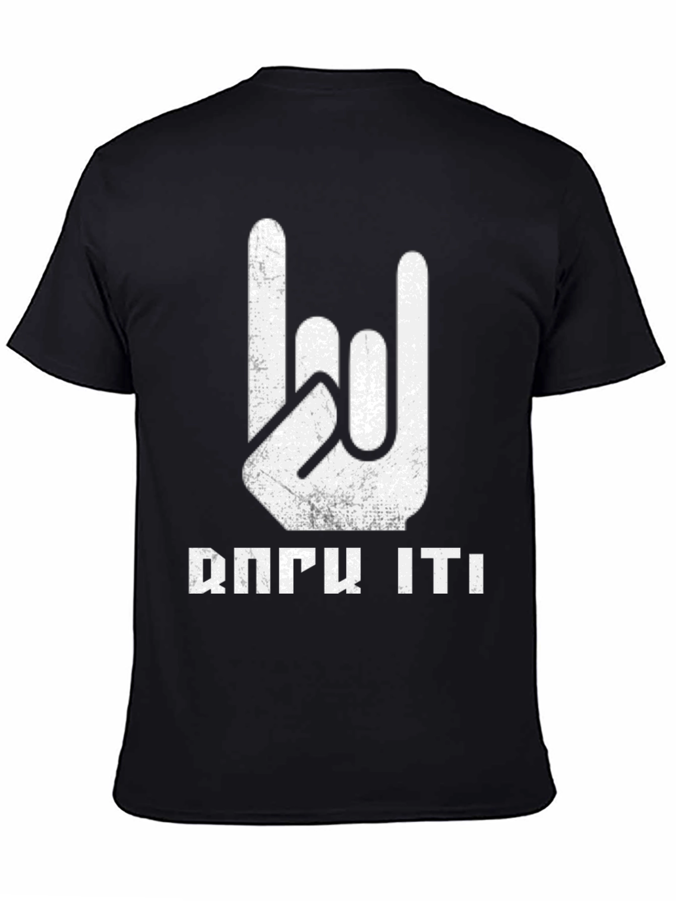Rock It! Black Graphic Tee