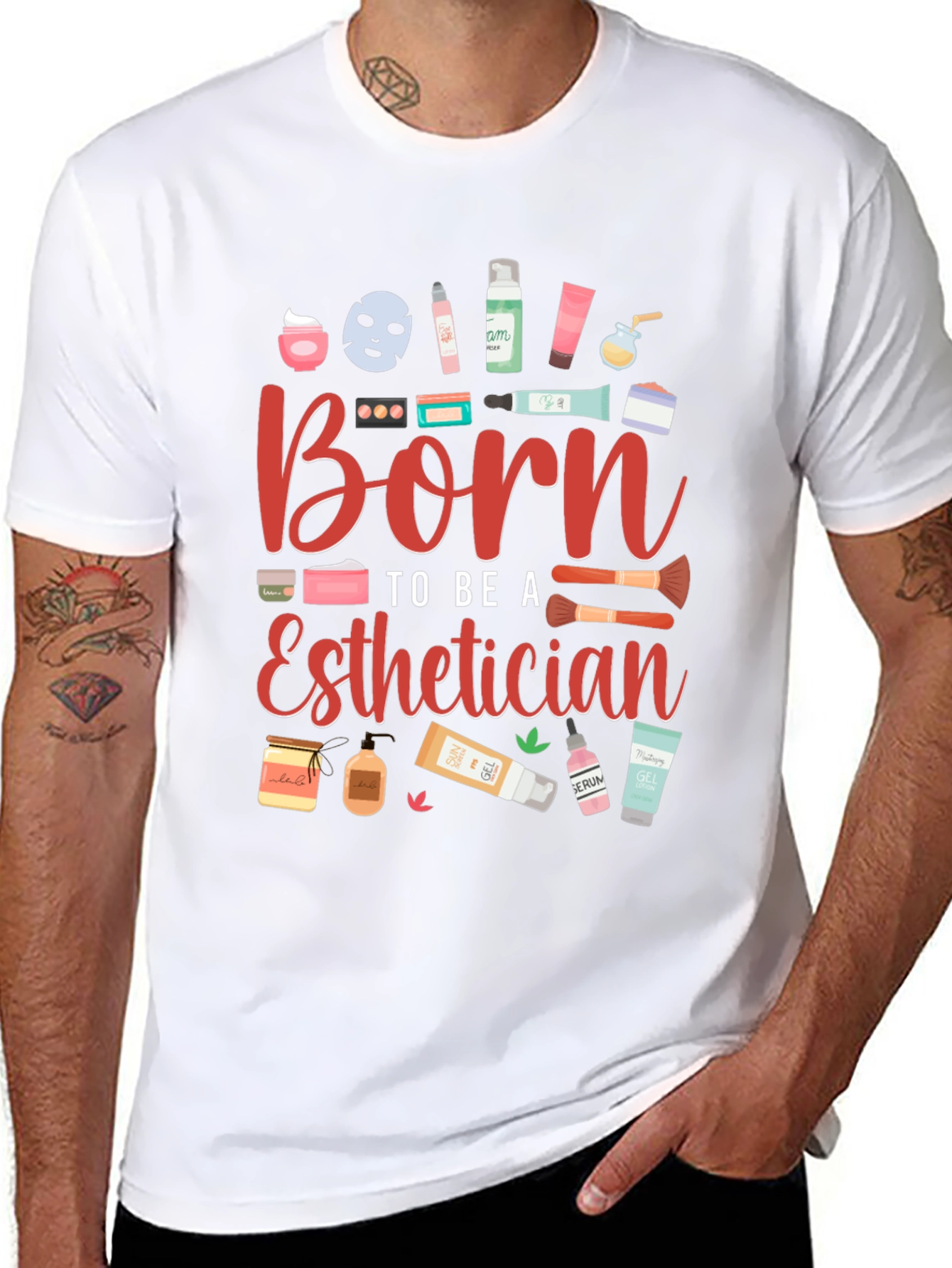 Born To Be A Esthetician Graphic T-Shirt