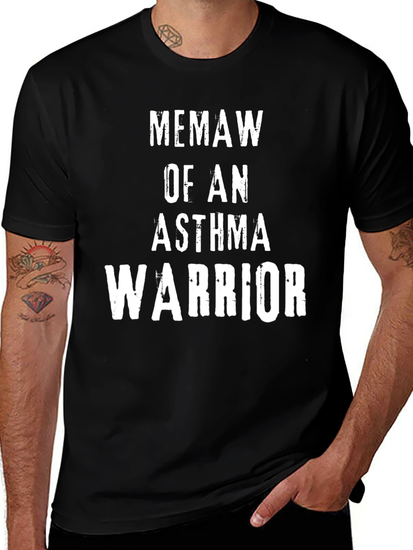Memaw of an Asthma Warrior T-Shirt