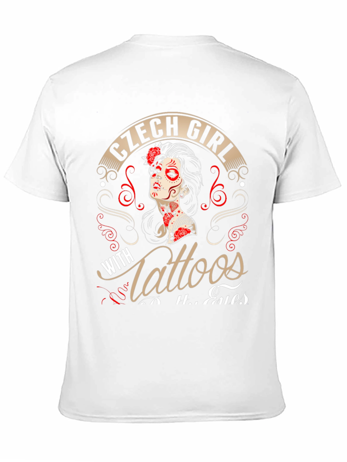 Czech Girl with Tattoos Graphic T-Shirt