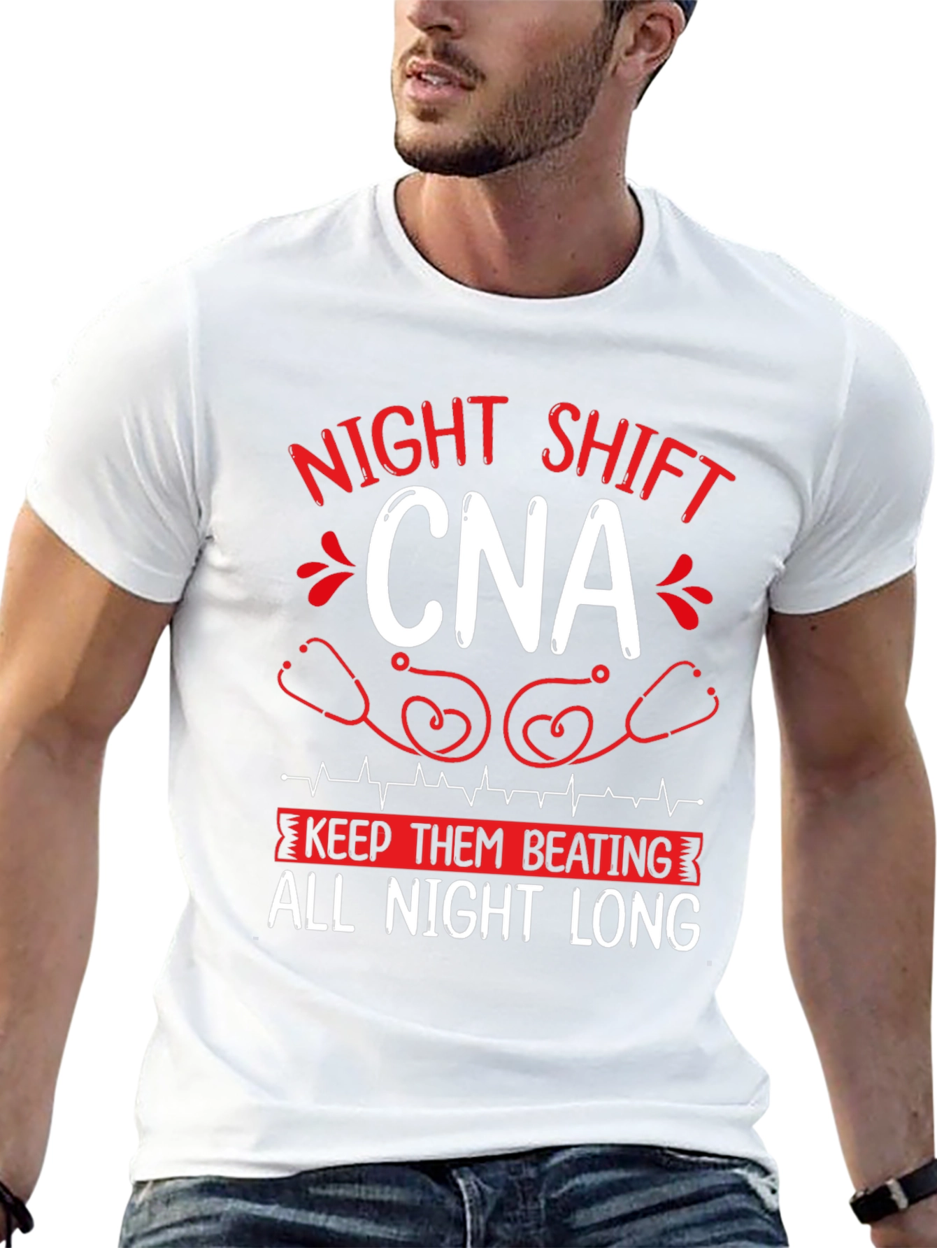 Night Shift CNA T-Shirt - Keep Them Beating