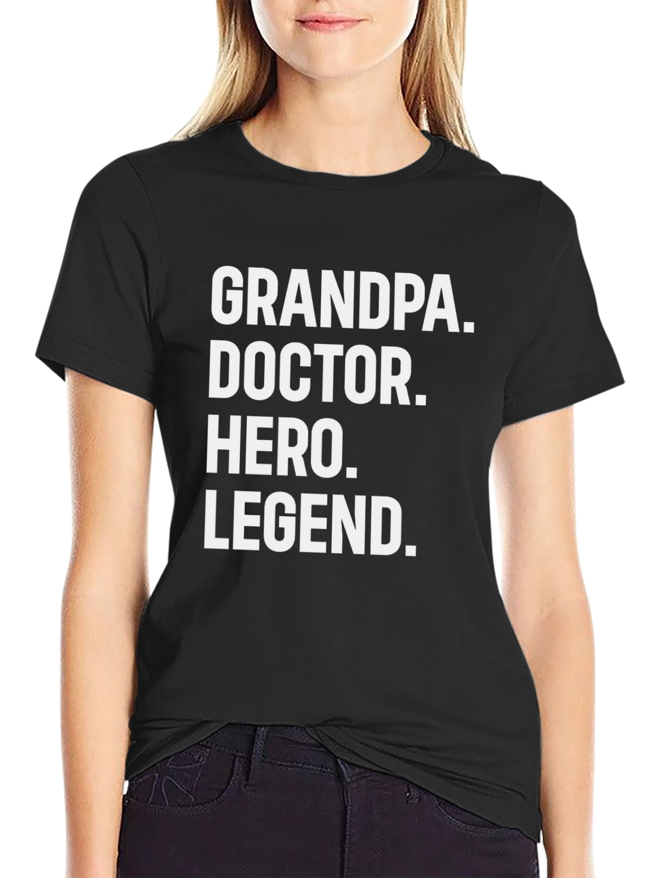Grandpa Doctor Hero Legend T-Shirt