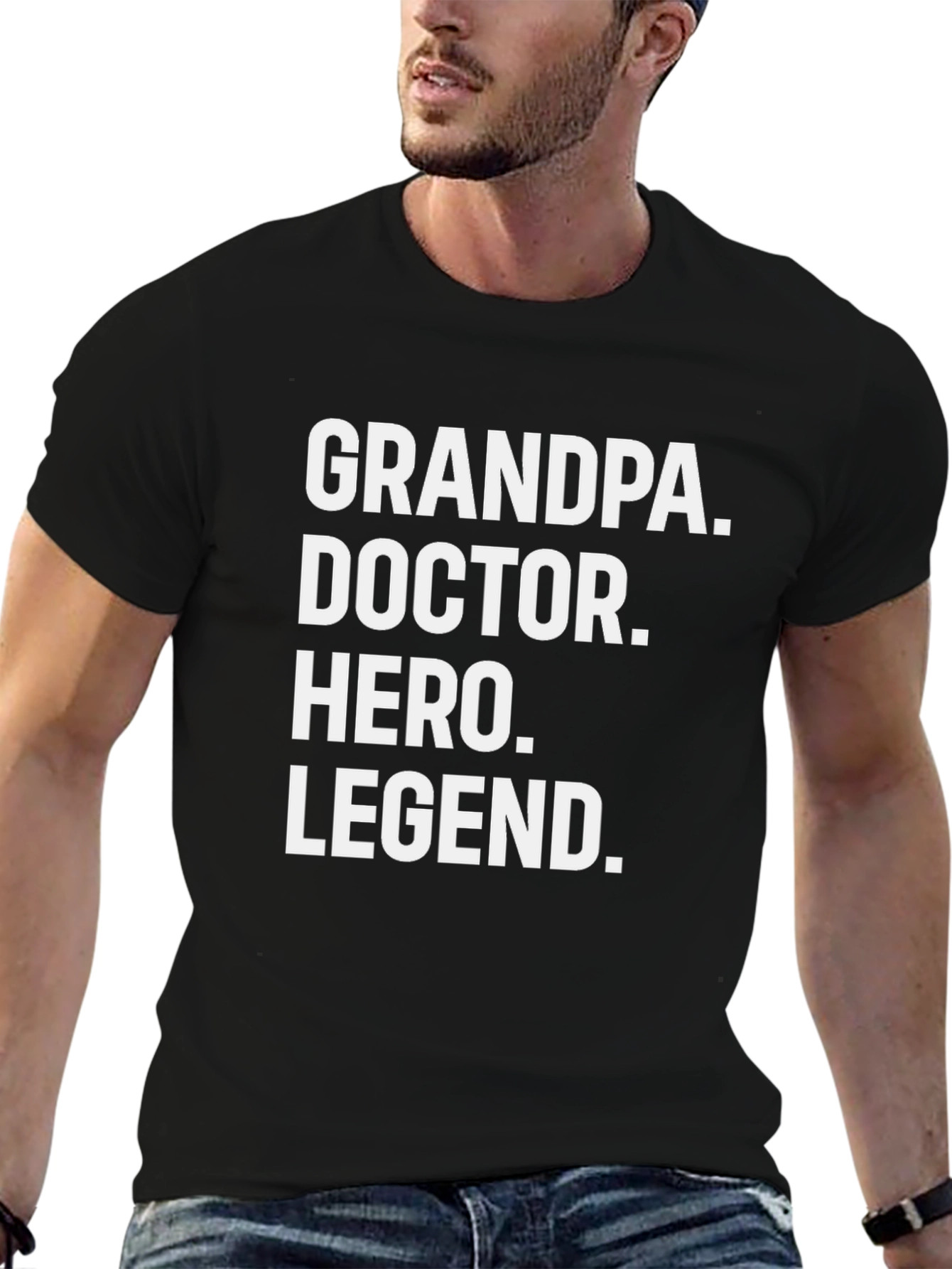 Grandpa Doctor Hero Legend T-Shirt