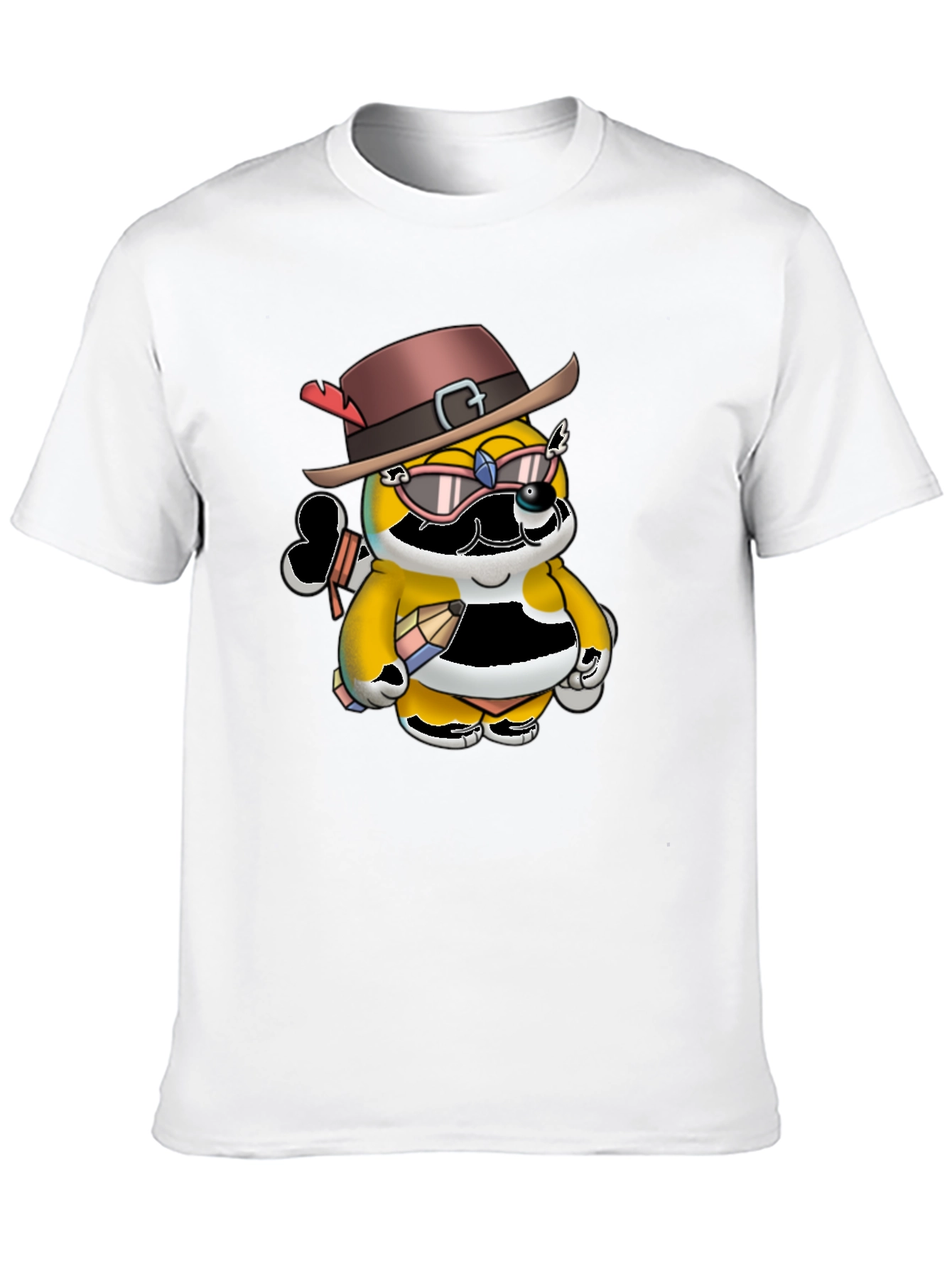 Cartoon Animal Graphic T-Shirt
