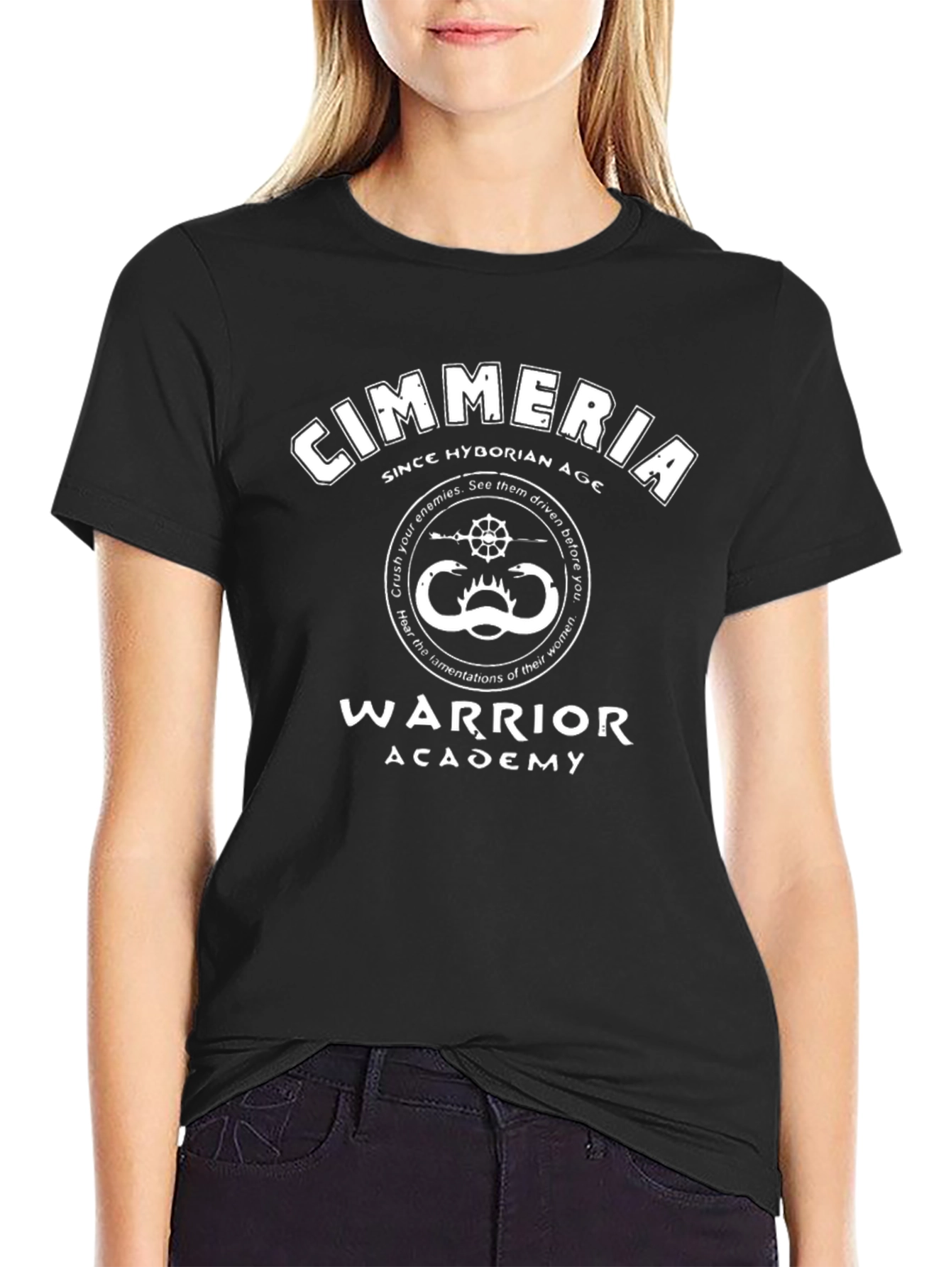 Cimmeria Warrior Academy Black T-Shirt