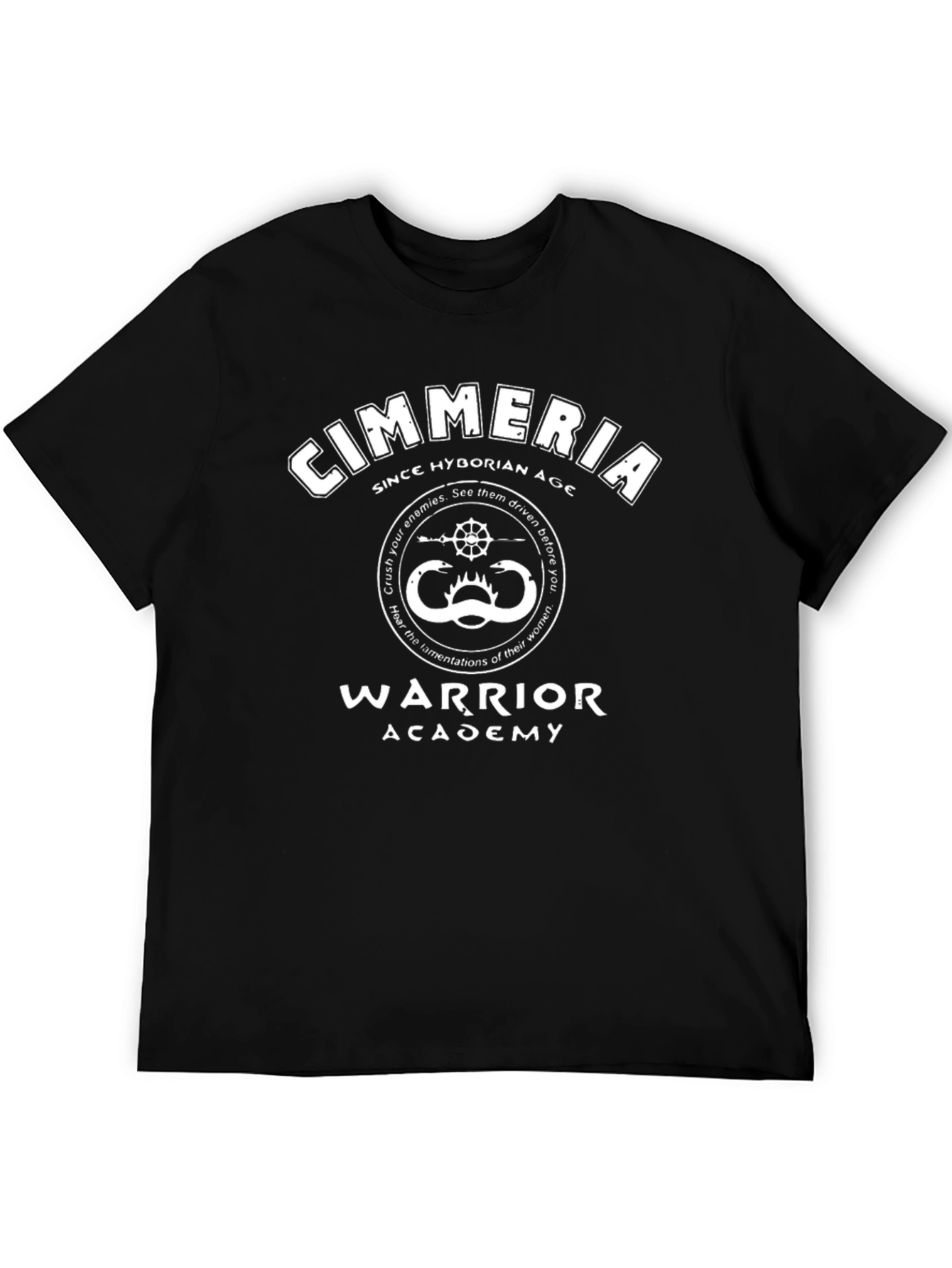 Cimmeria Warrior Academy Black T-Shirt