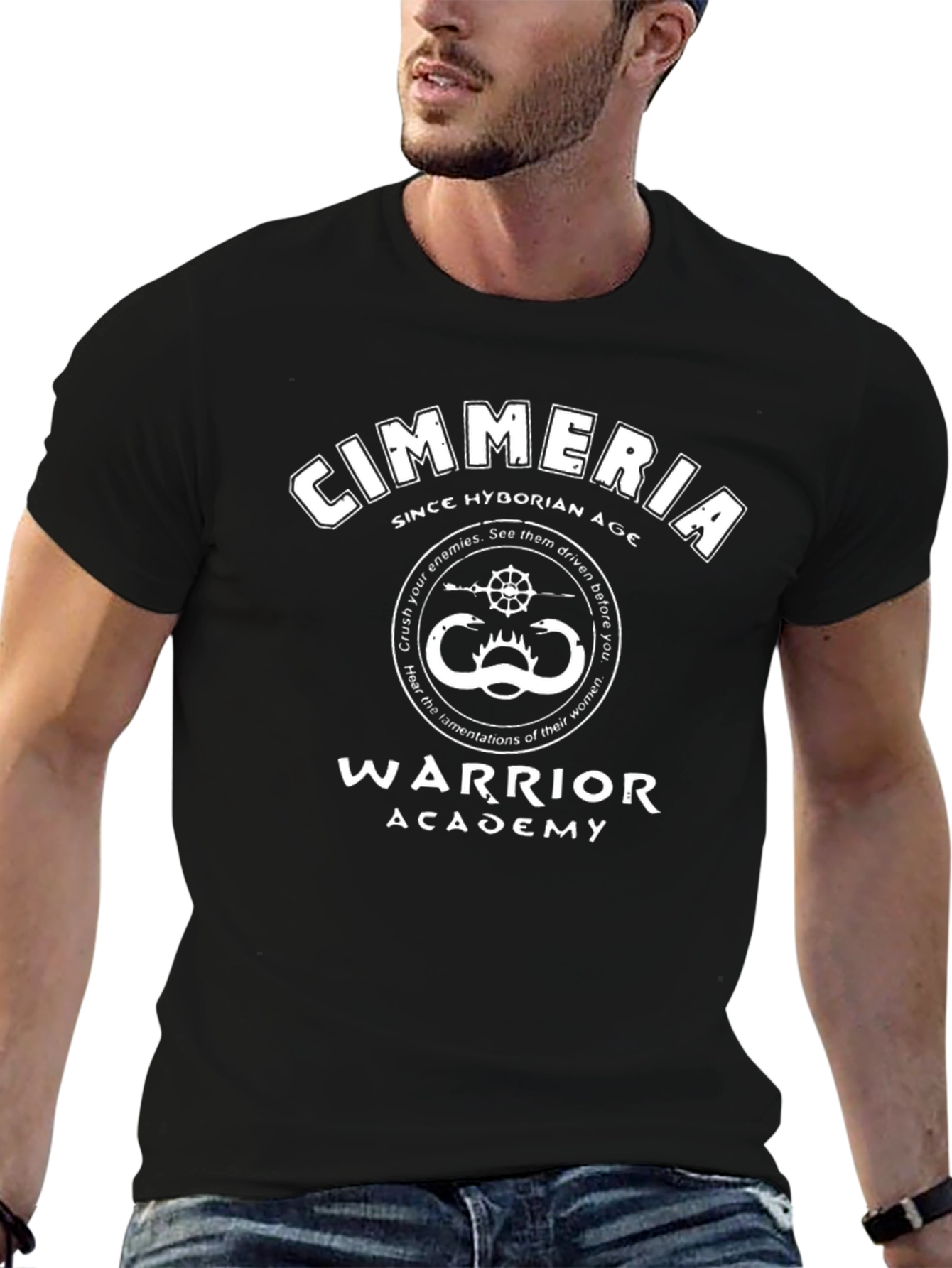 Cimmeria Warrior Academy Black T-Shirt