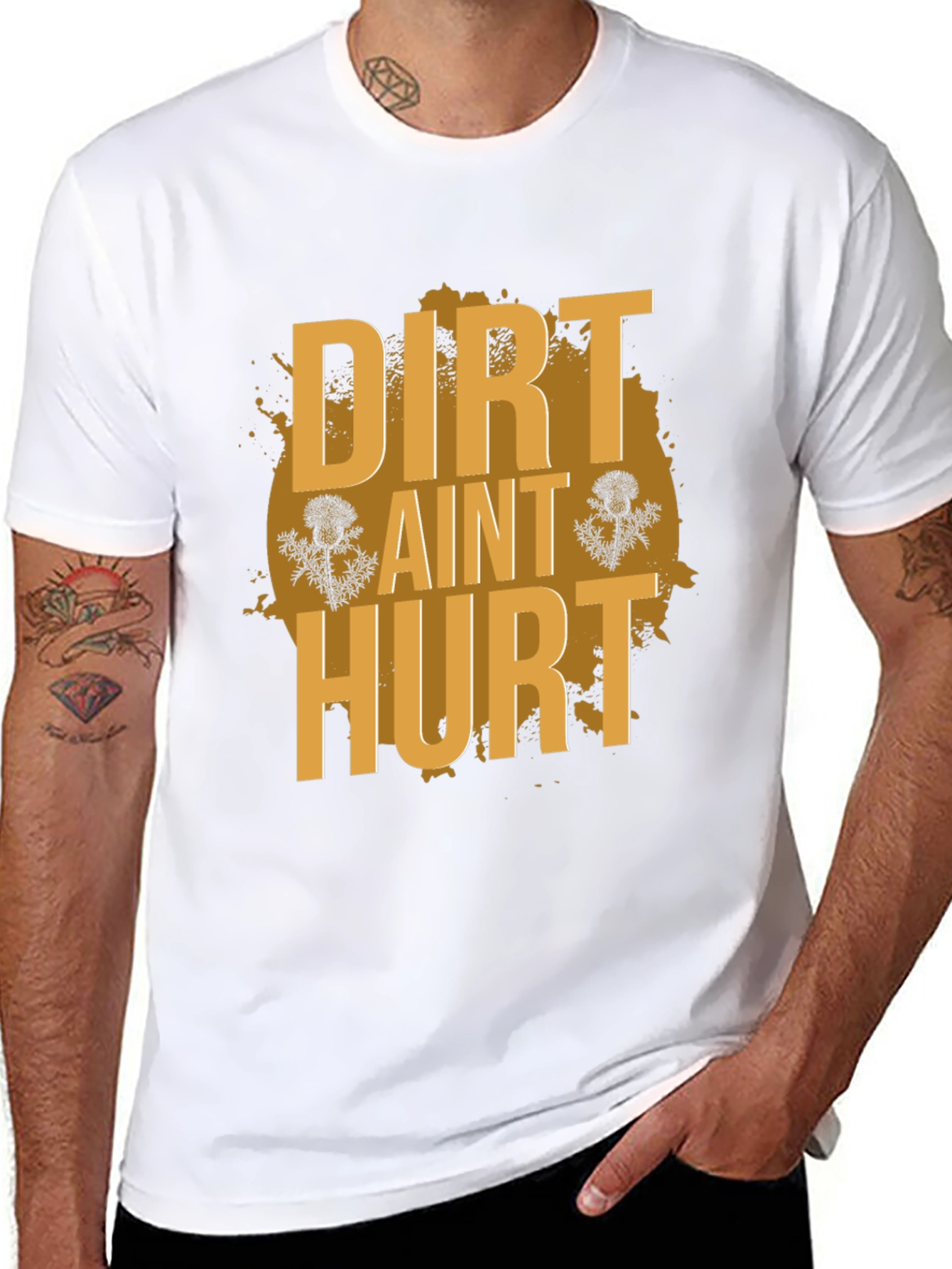 Dirt Aint Hurt Black T-Shirt