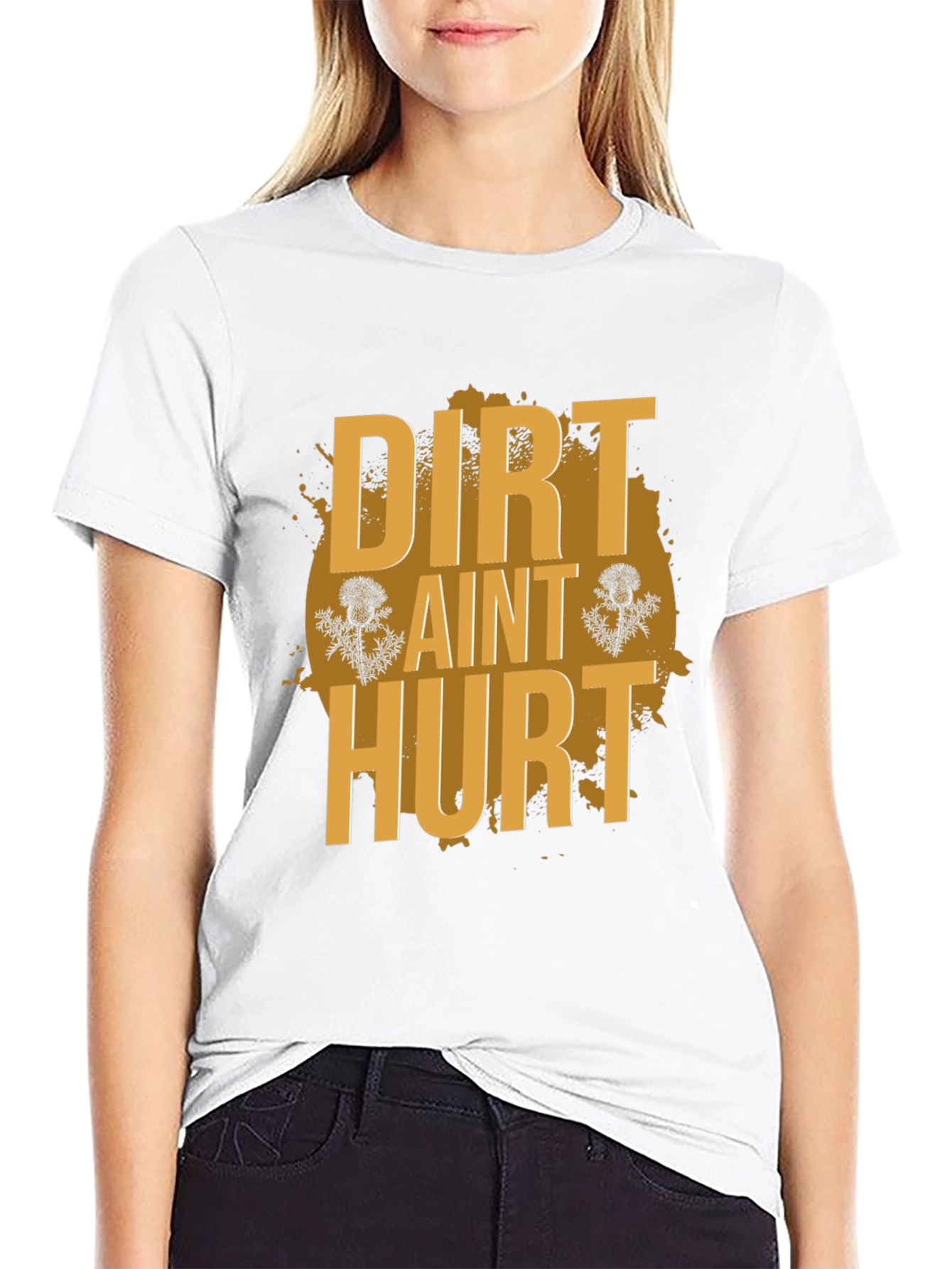 Dirt Aint Hurt Black T-Shirt