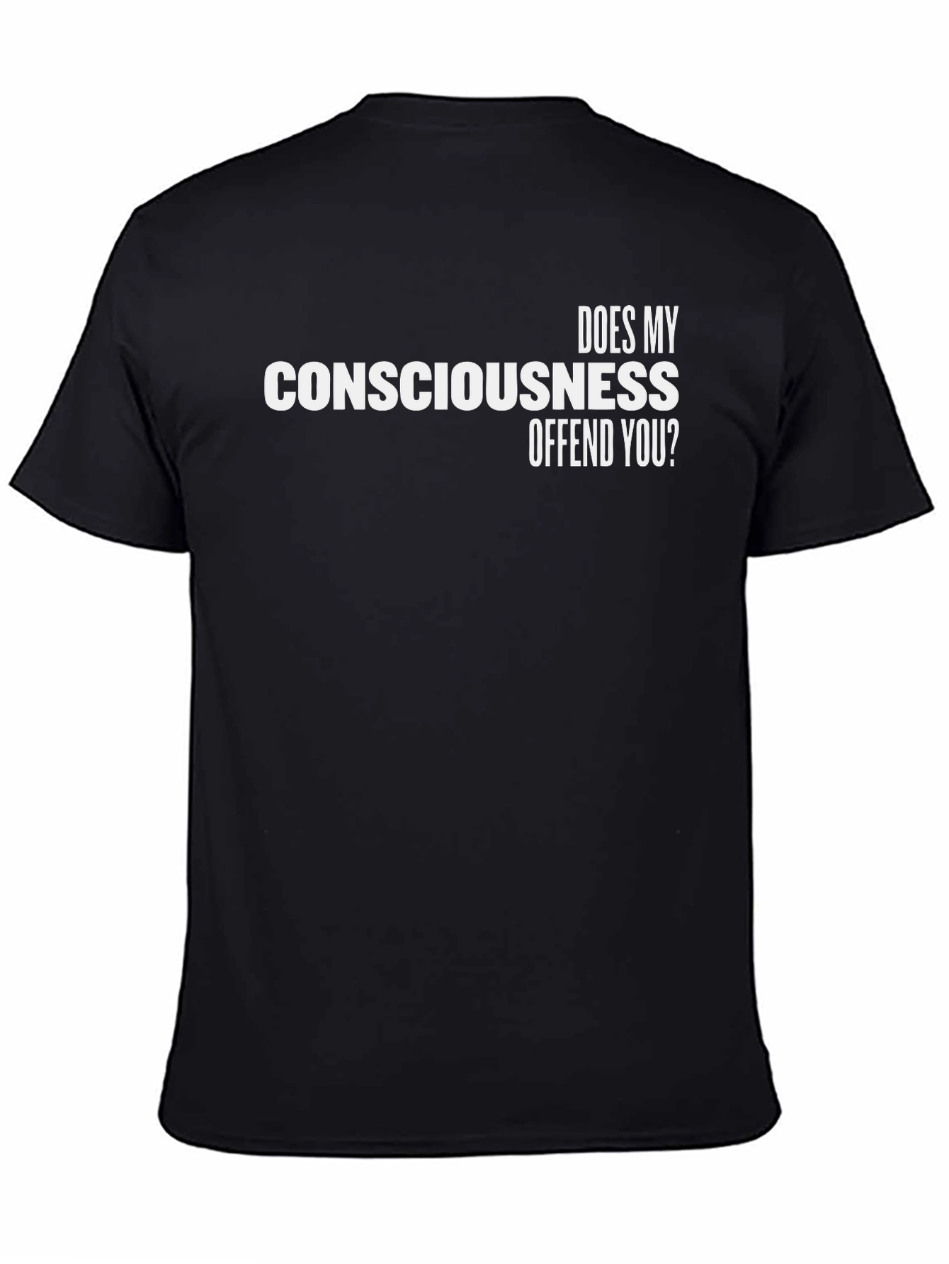 Consciousness Graphic Tee - Mens Black T-Shirt