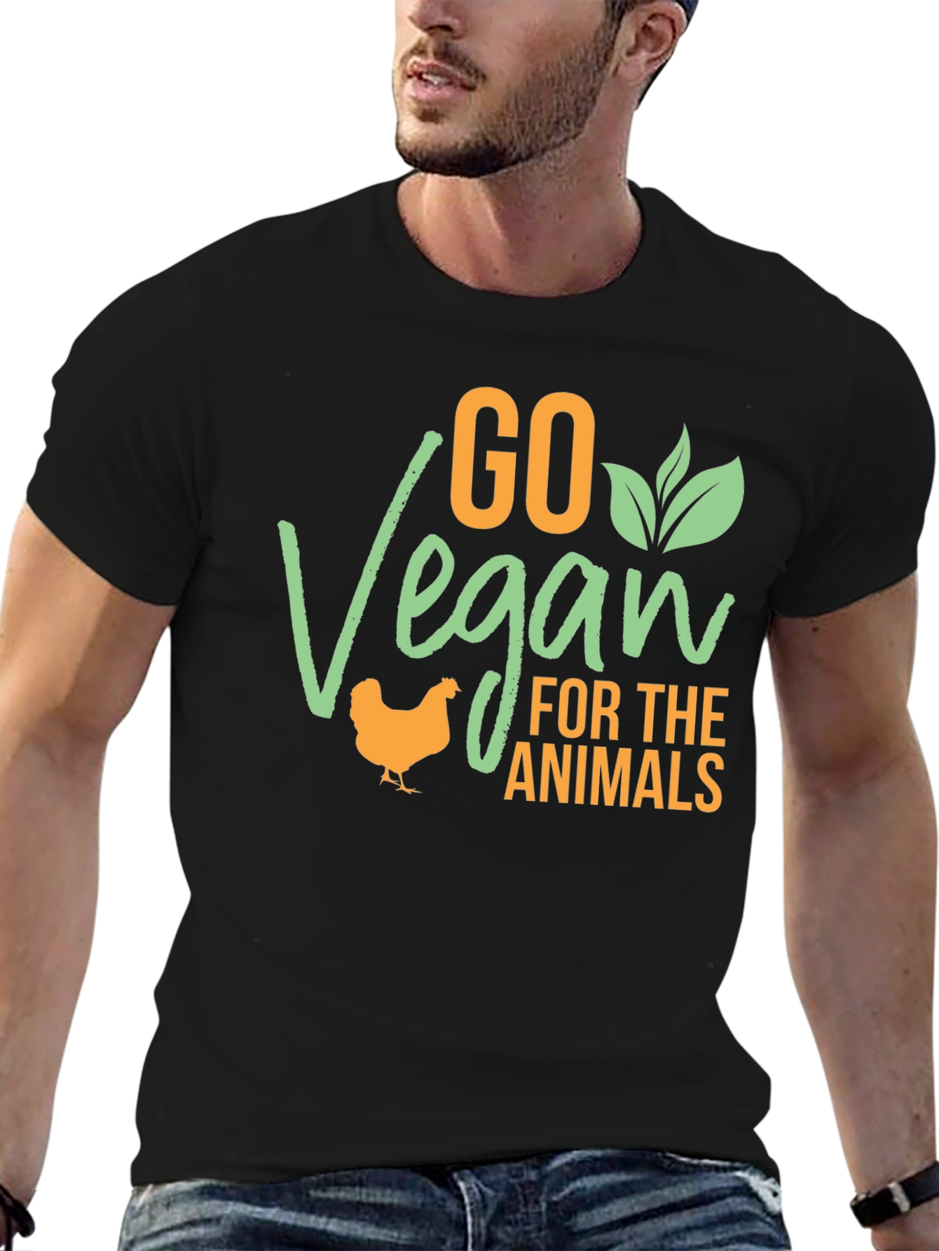 Go Vegan For The Animals T-Shirt