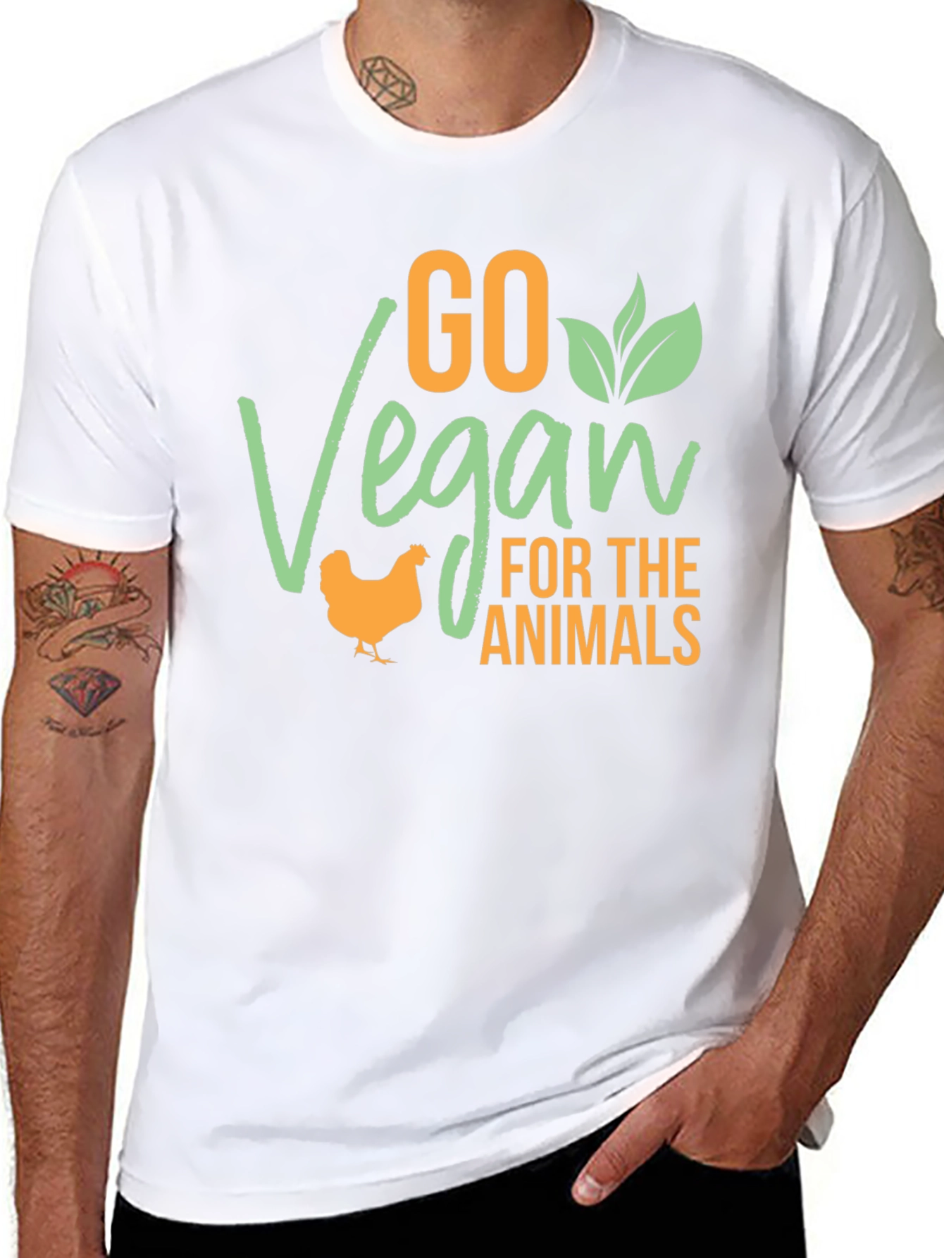 Go Vegan For The Animals T-Shirt