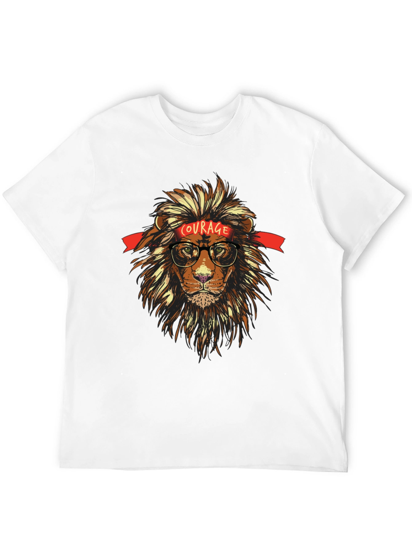 Courage Lion Graphic Tee