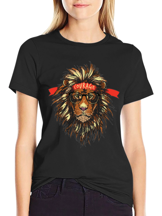 Courage Lion Graphic Tee