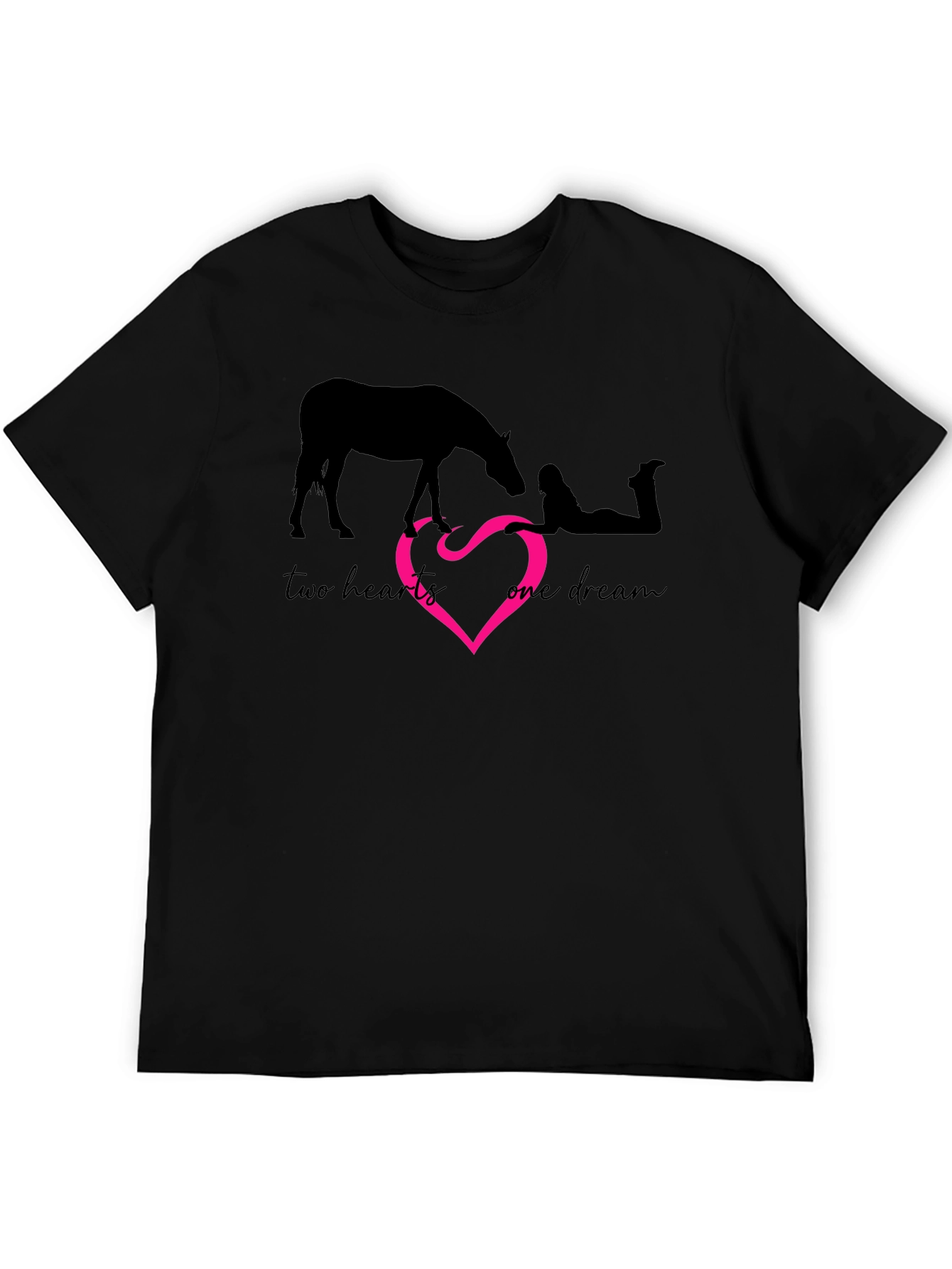 Two Hearts One Dream Horse Lover T-Shirt