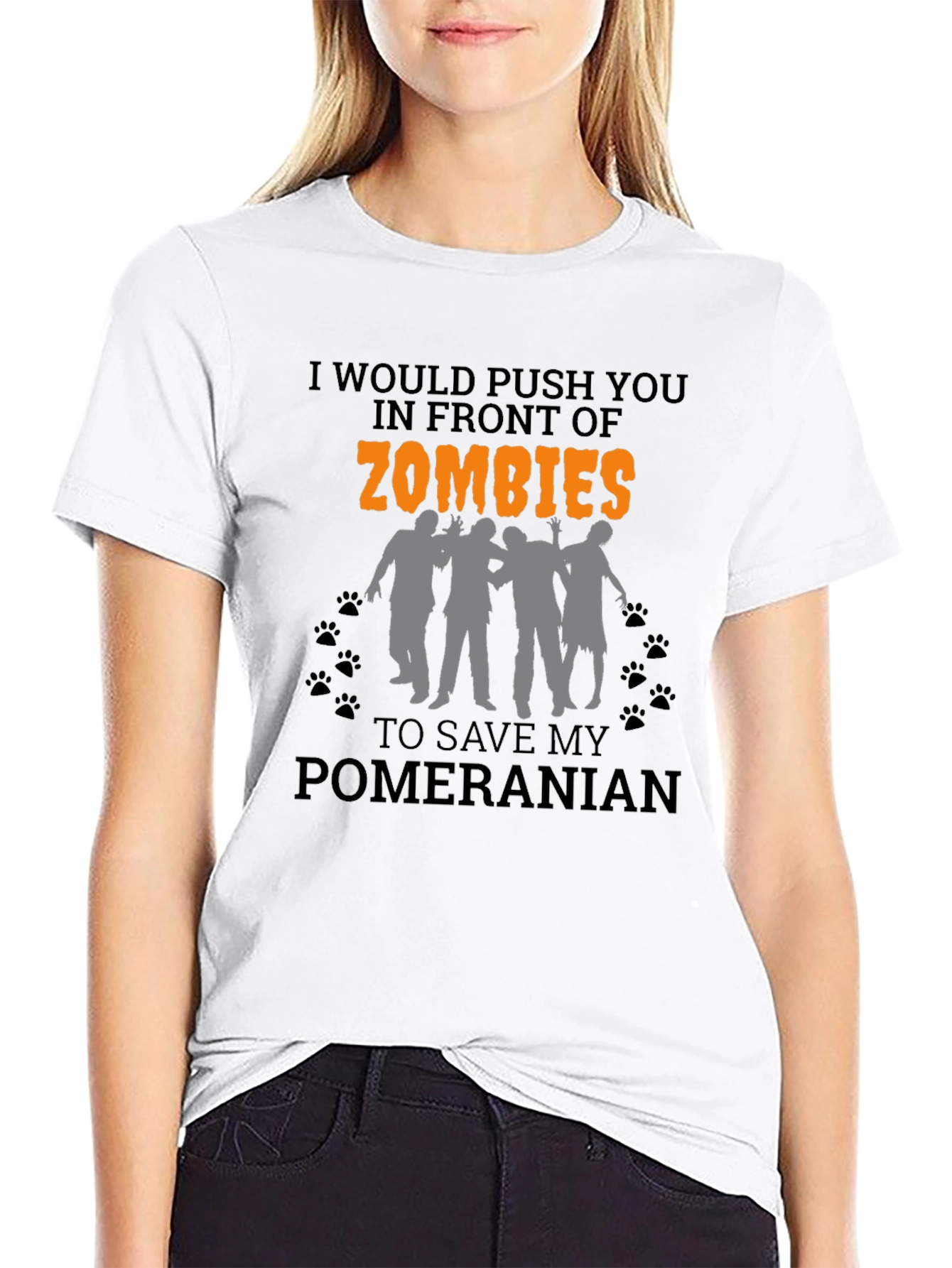 Zombie Pomeranian T-Shirt