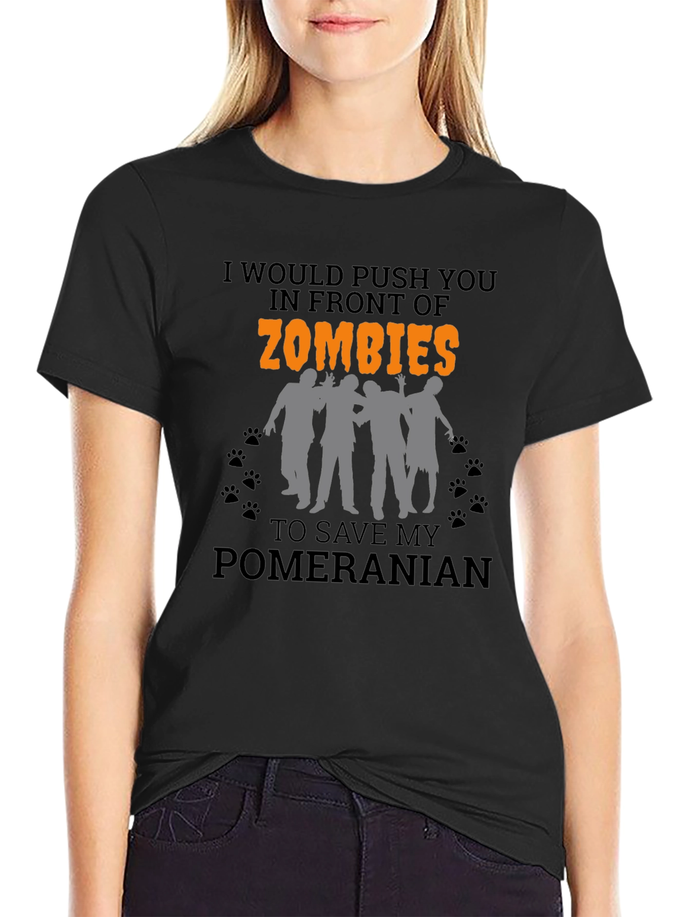 Zombie Pomeranian T-Shirt