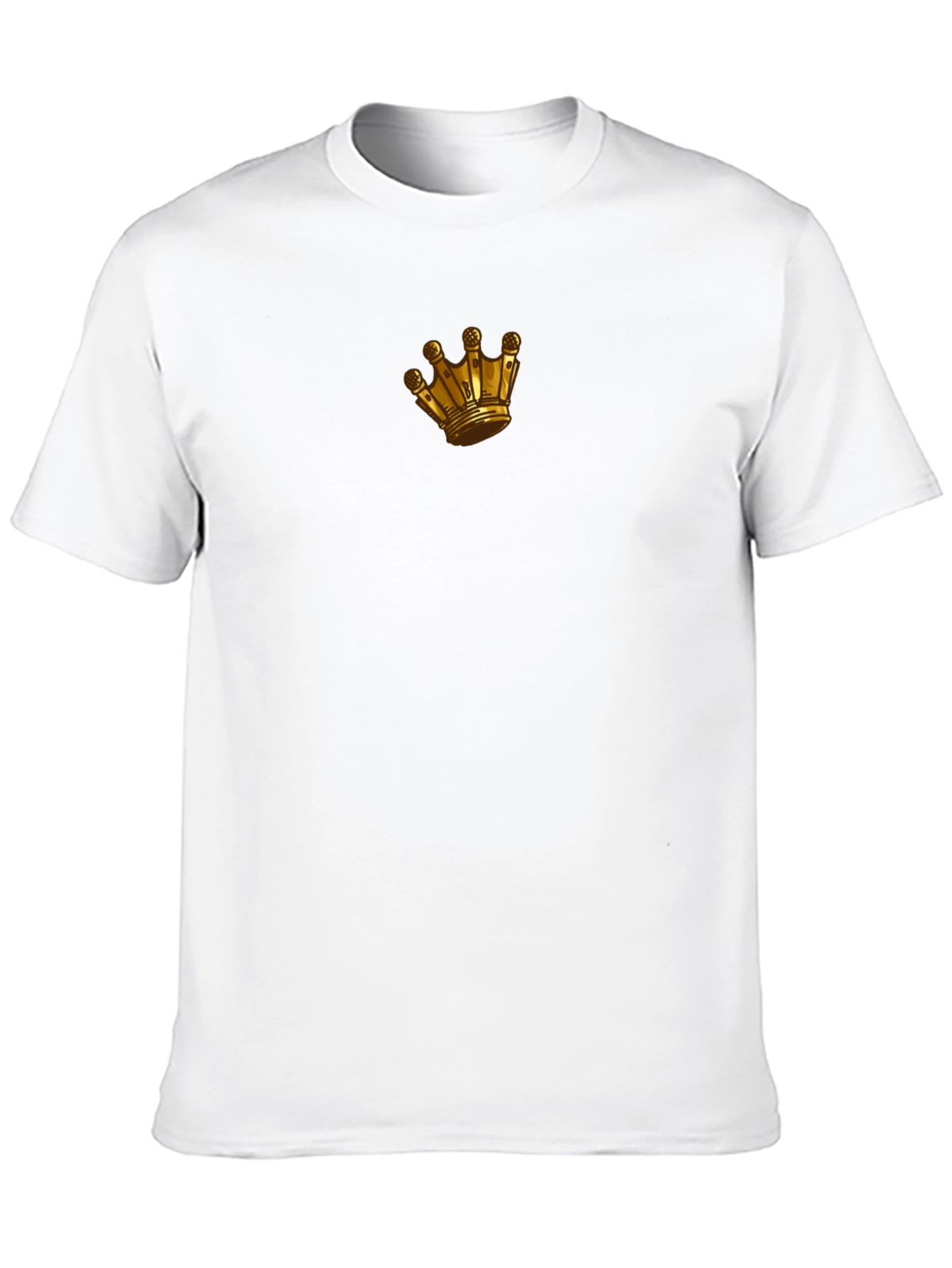 Gold Crown Graphic Black T-Shirt