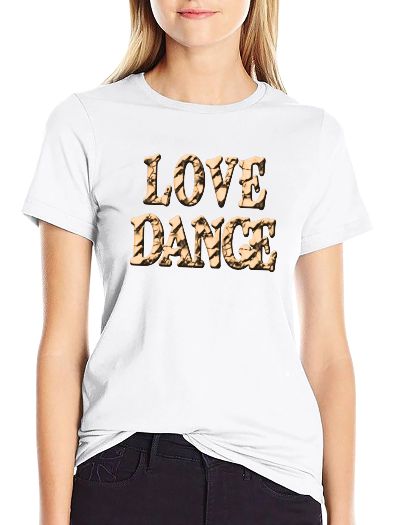 Love Dance Graphic Tee - Stylish Black T-Shirt