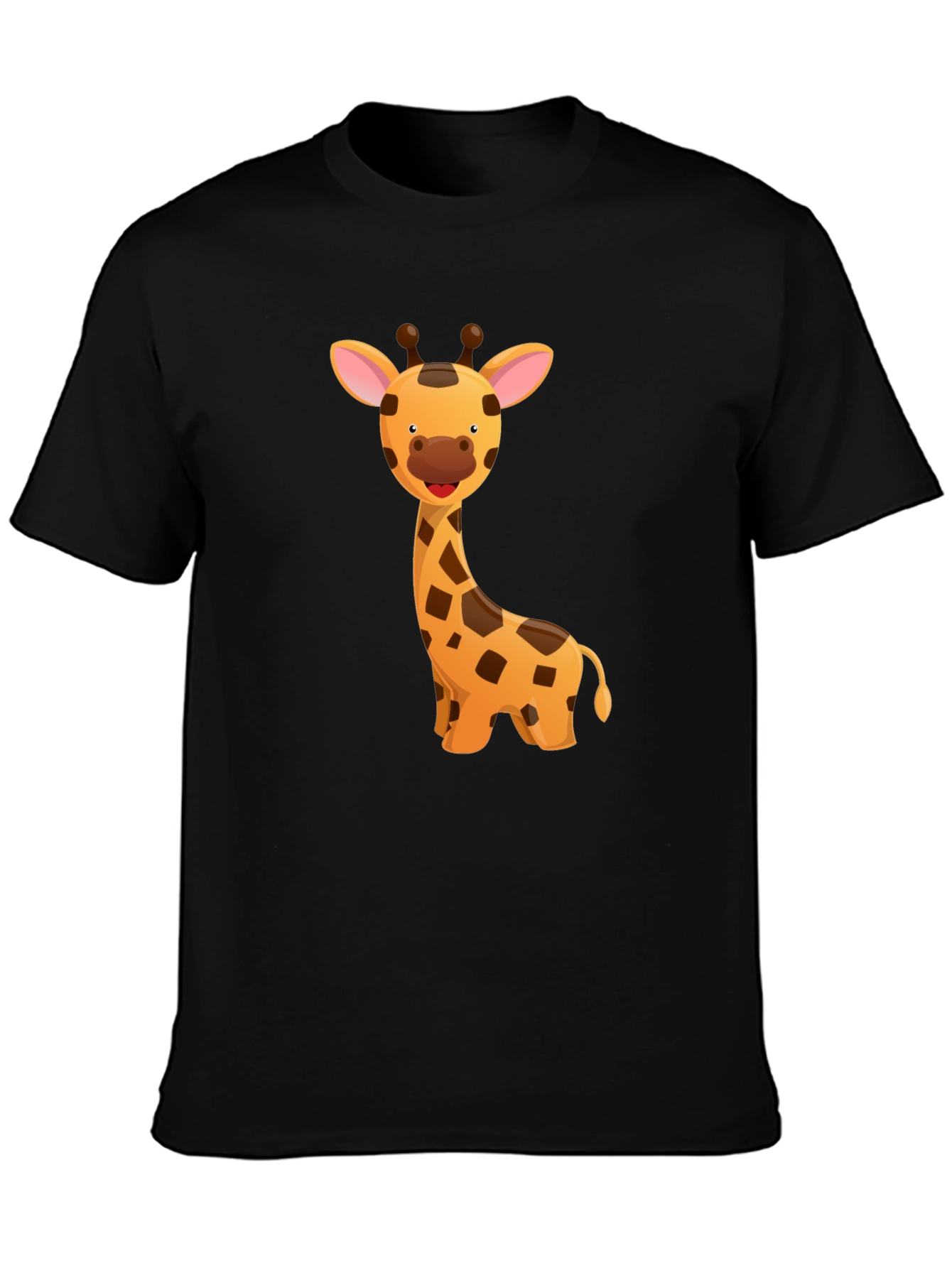 Giraffe Graphic T-Shirt - Fun Cartoon Design