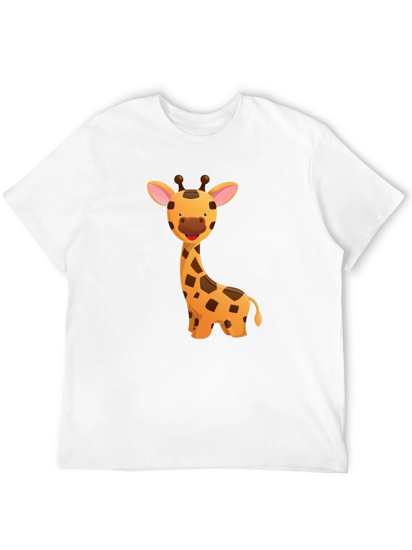 Giraffe Graphic T-Shirt - Fun Cartoon Design