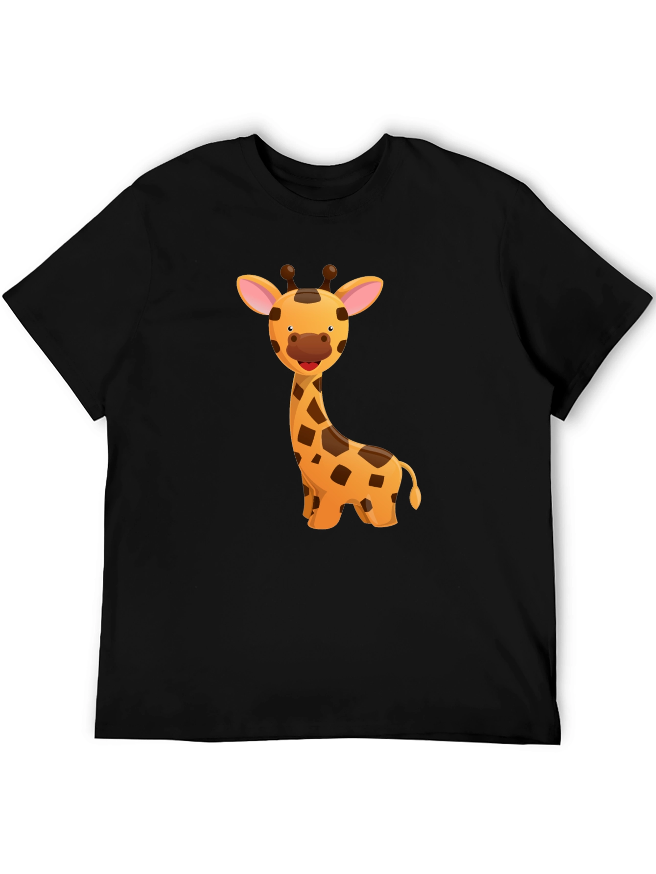 Giraffe Graphic T-Shirt - Fun Cartoon Design