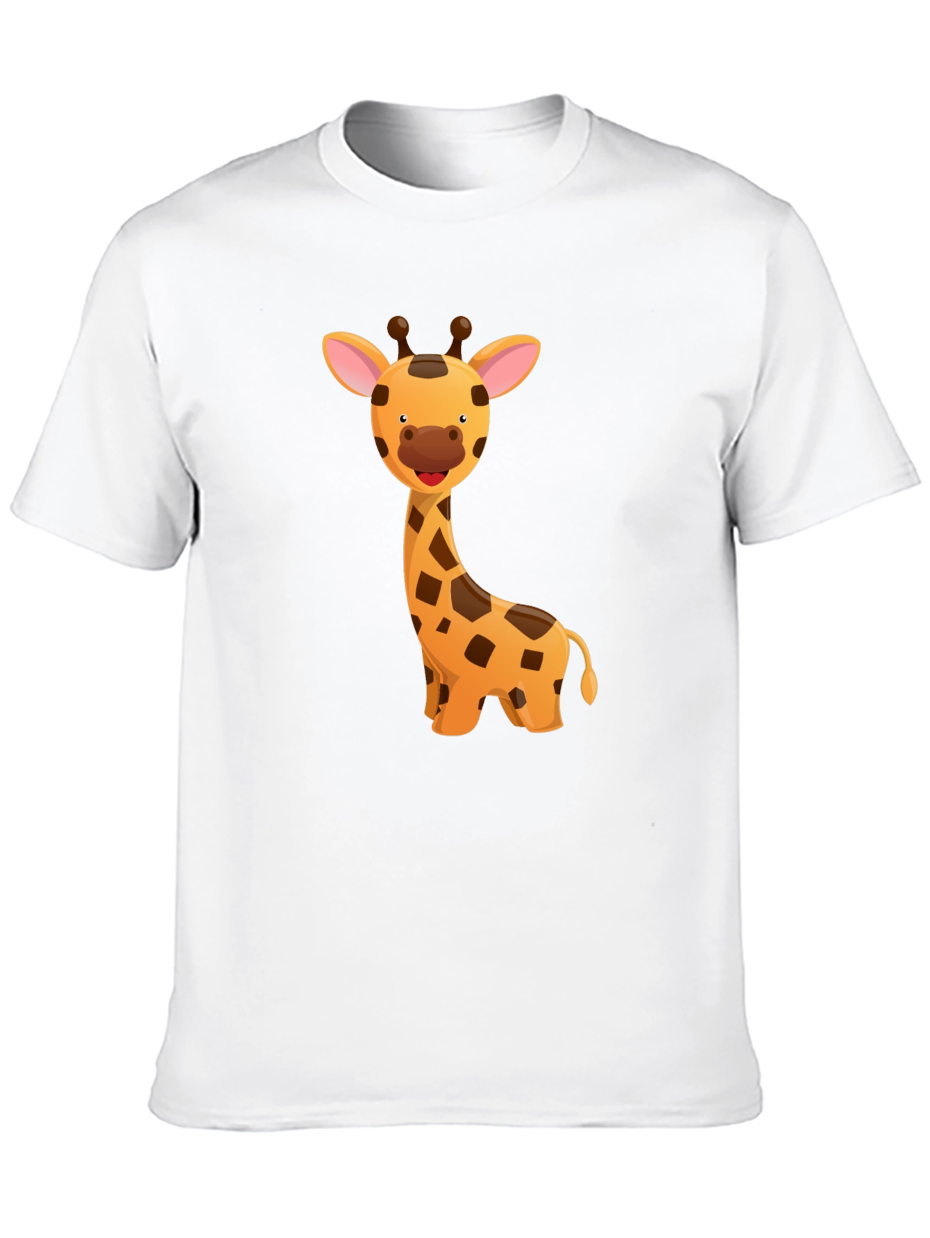 Giraffe Graphic T-Shirt - Fun Cartoon Design
