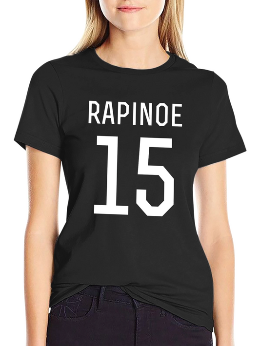 Rapinoe 15 Black T-Shirt Fan Apparel